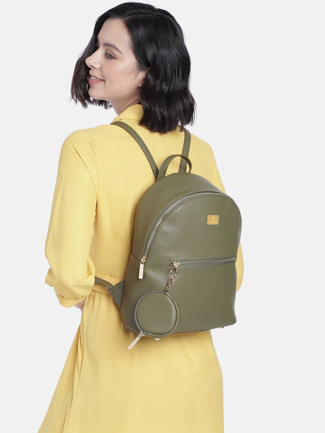 Allen Solly Woman Backpack Green 21 L Backpack