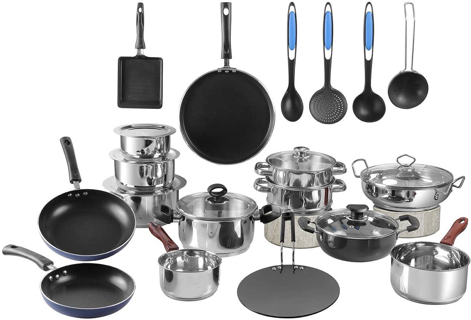 VINOD 25 Pcs Stainless Steel Cookware Set - Image 2