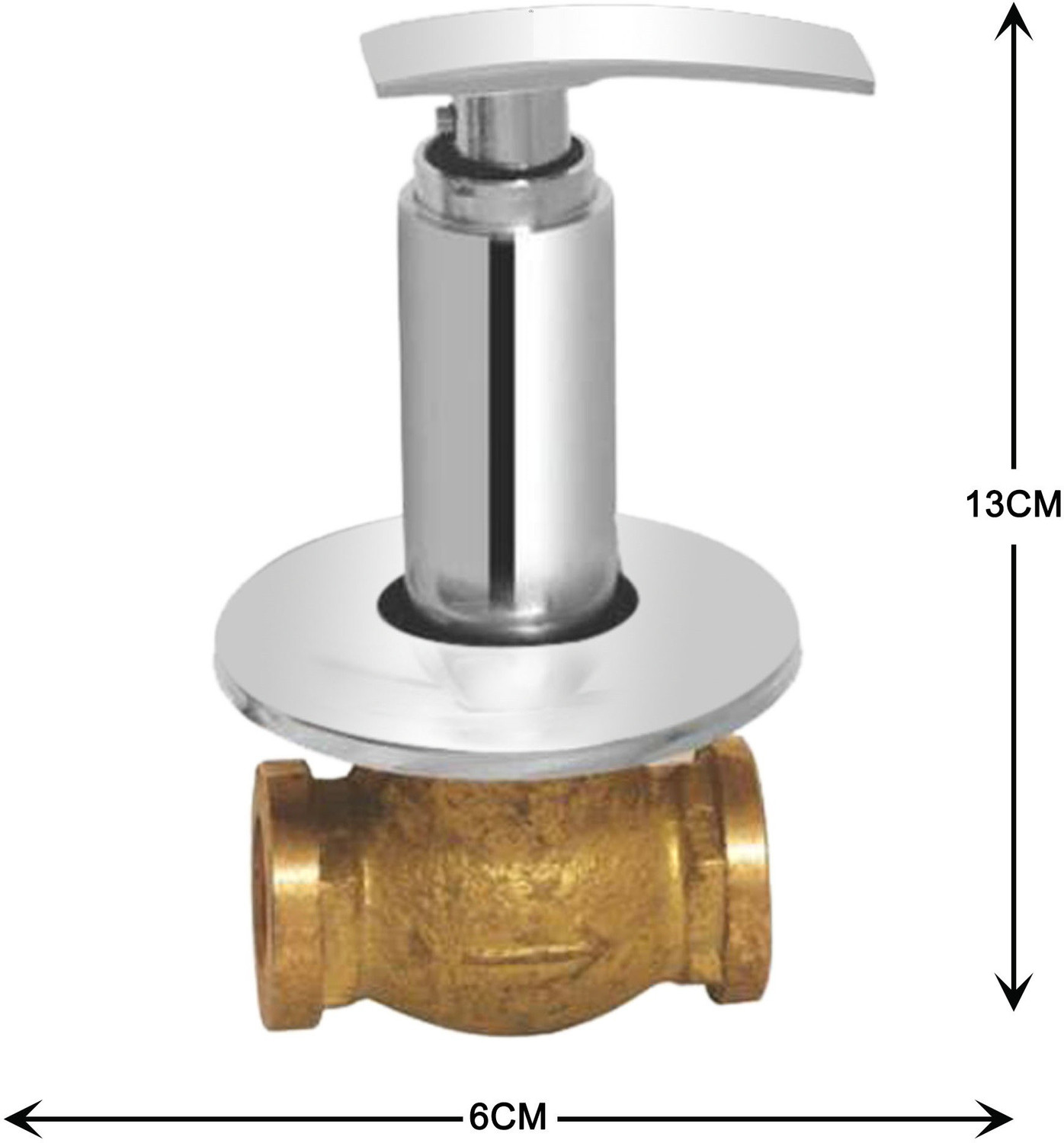 Image of Prestige Passion Concealed 1 /2 inch Passion (Concealed) Brass 15mm : Stop Cock 1 /2 inch Bib Tap Faucet