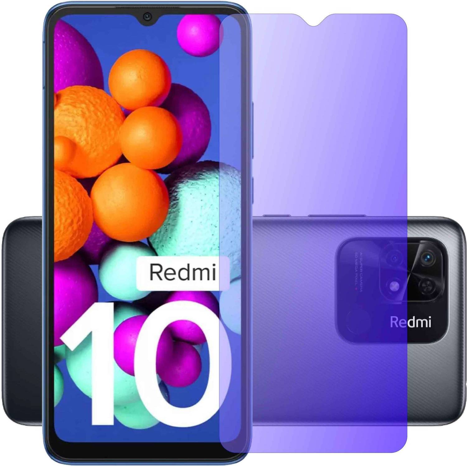 AGRSHI Tempered Glass Guard for Redmi 10
