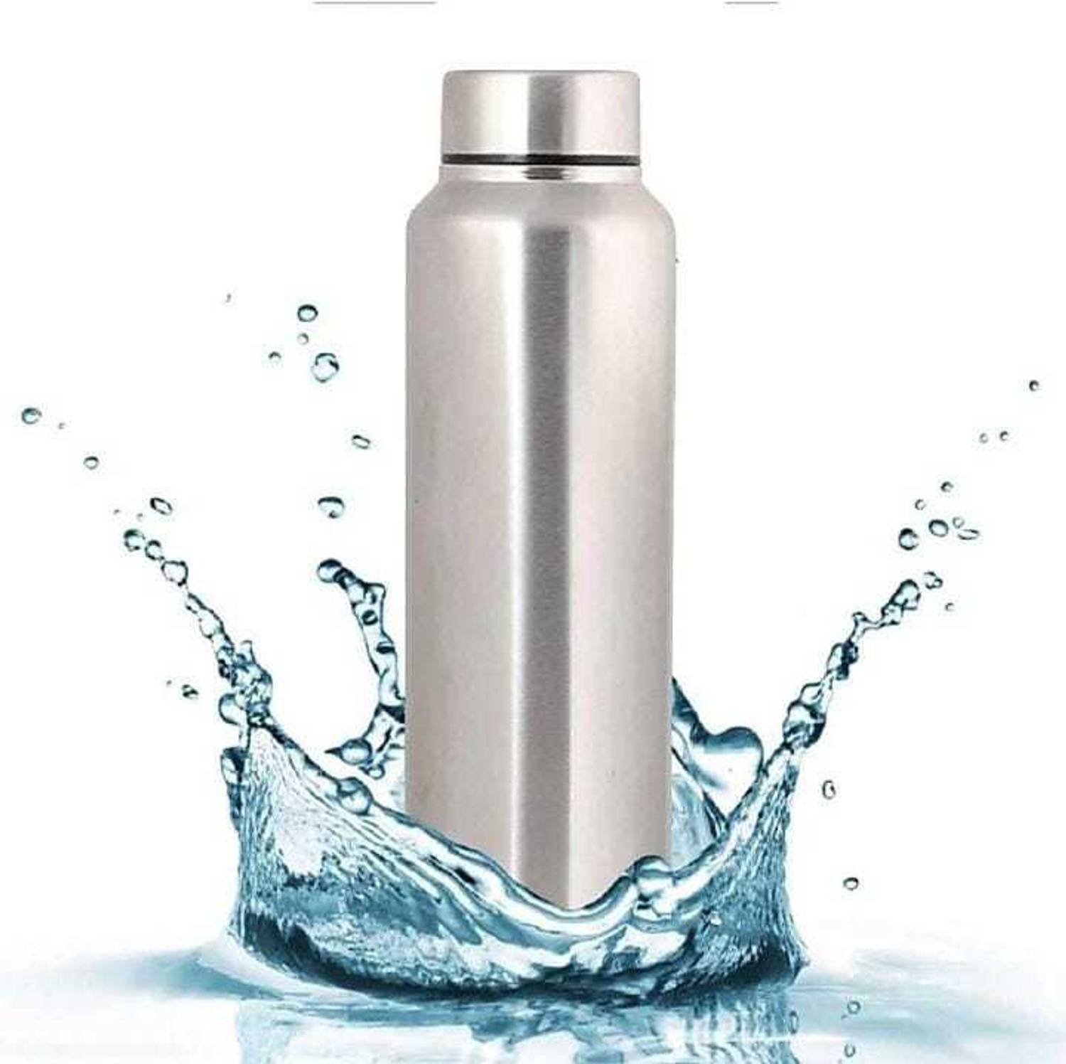 ATROCK ® Stainless Steel Water Bottle For Fridge,School,Office,Sports,Travel Set of 1 1000 ml Steel Bottle