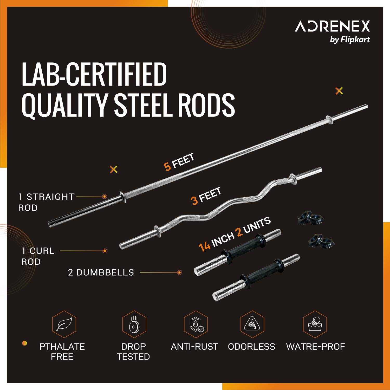 Adrenex 40 kg Home Gym Combo - Image 3