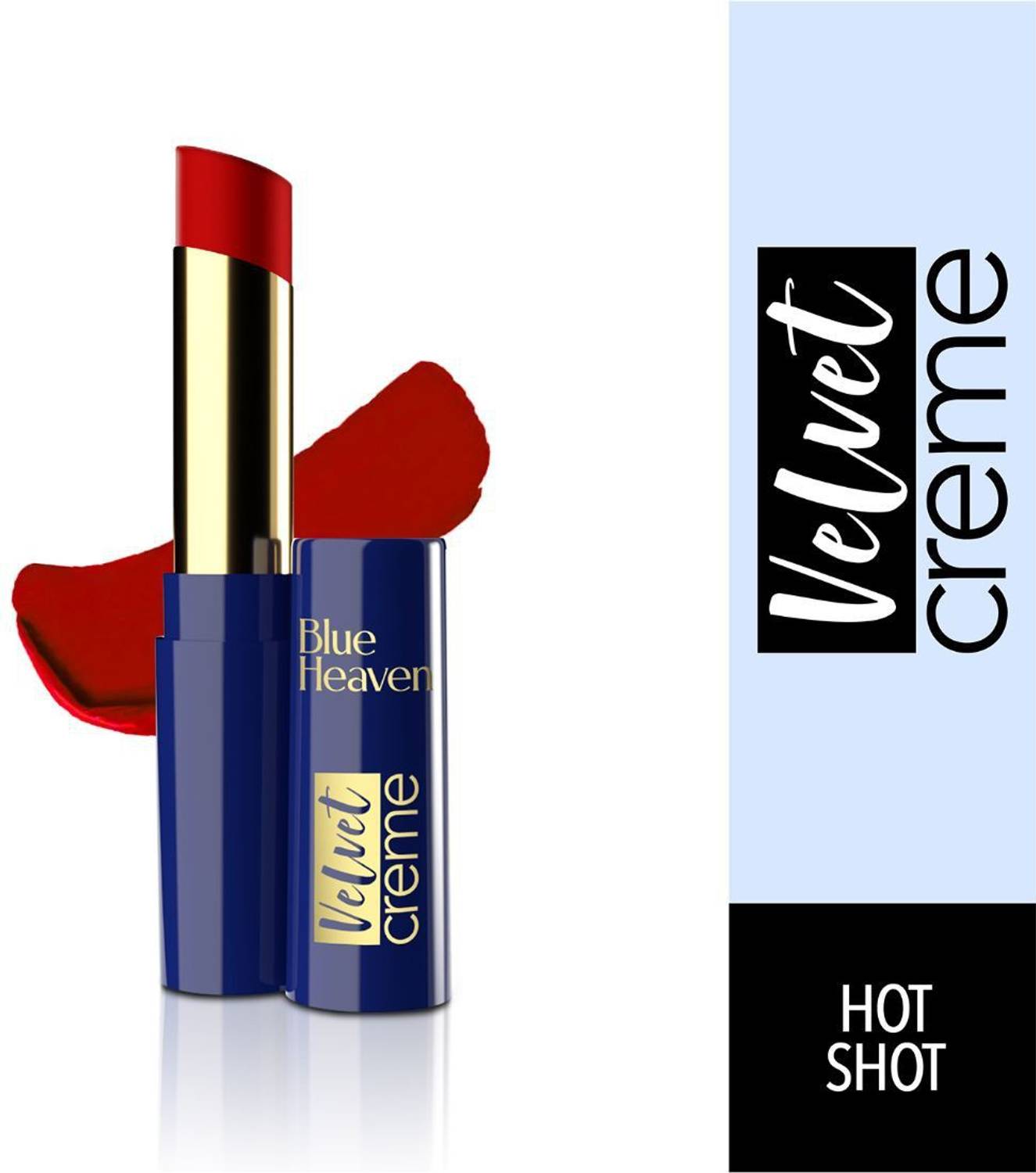 BLUE HEAVEN Velvet Creme Lipstick, Hot Shot