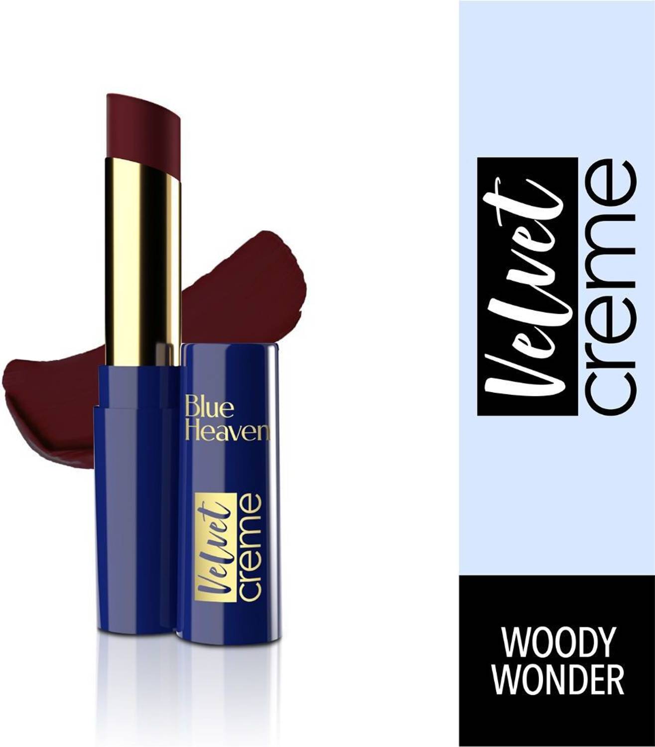 BLUE HEAVEN Velvet Creme Lipstick, Woody Wonder