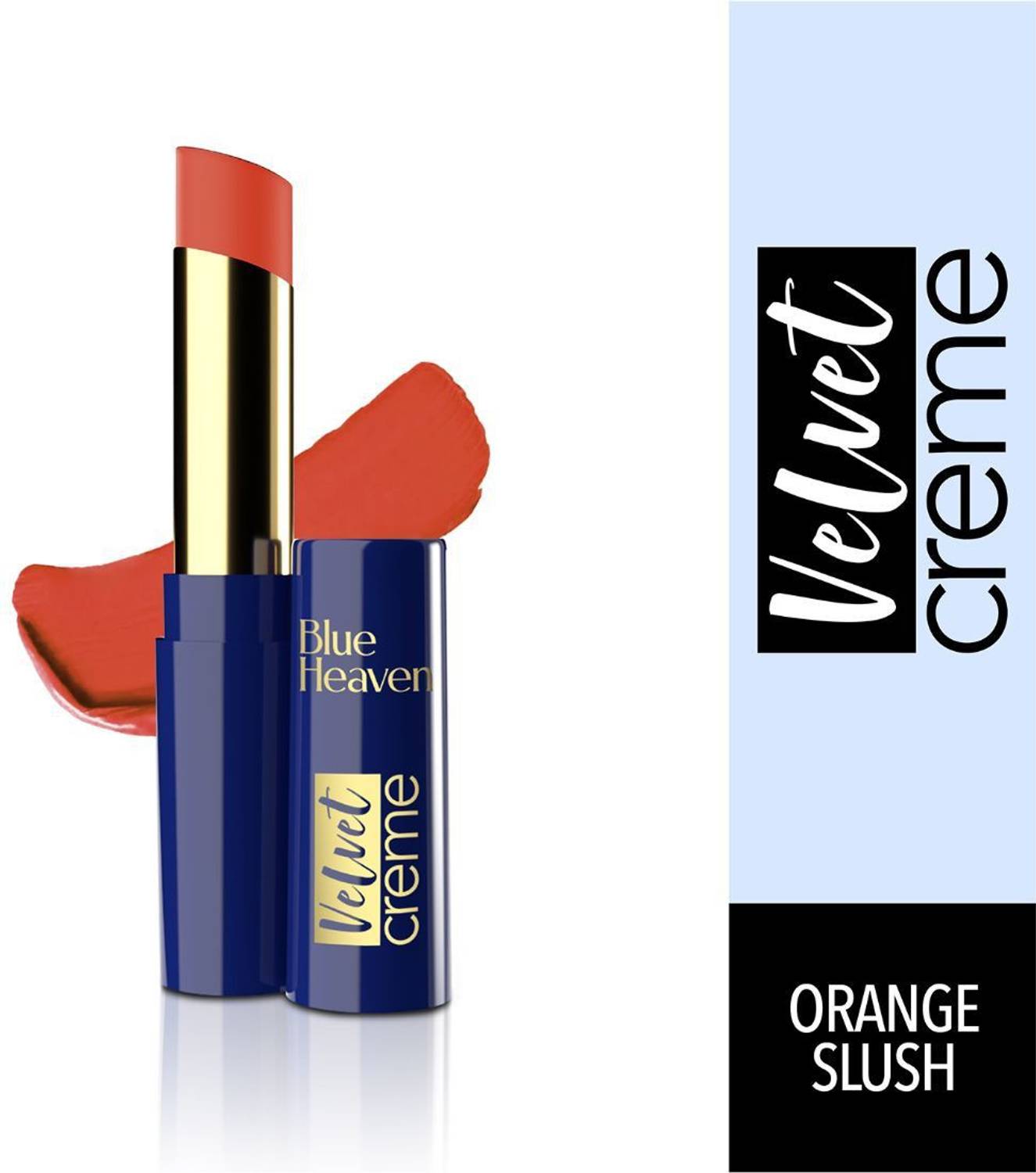 BLUE HEAVEN Velvet Creme Lipstick, Orange Slush