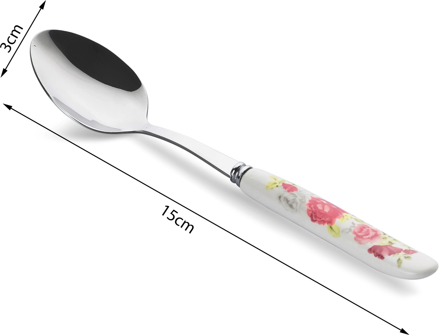 Image of MGeezz Stainless Steel, Ceramic Table Spoon Set