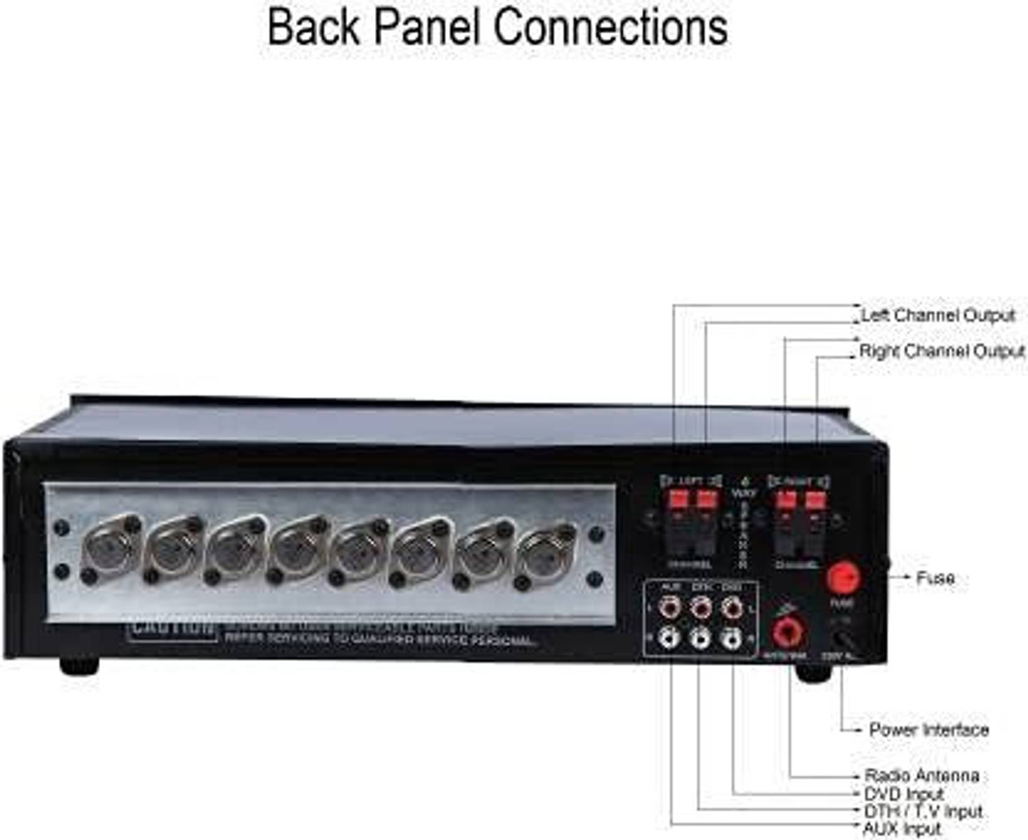 TECH-LOBBY TR-4-8787 150W AV Power Amplifier - Image 2