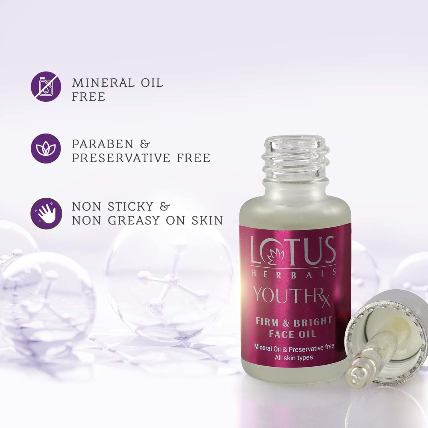 Image of LOTUS HERBALS YouthRx Firm & Bright Face Oil