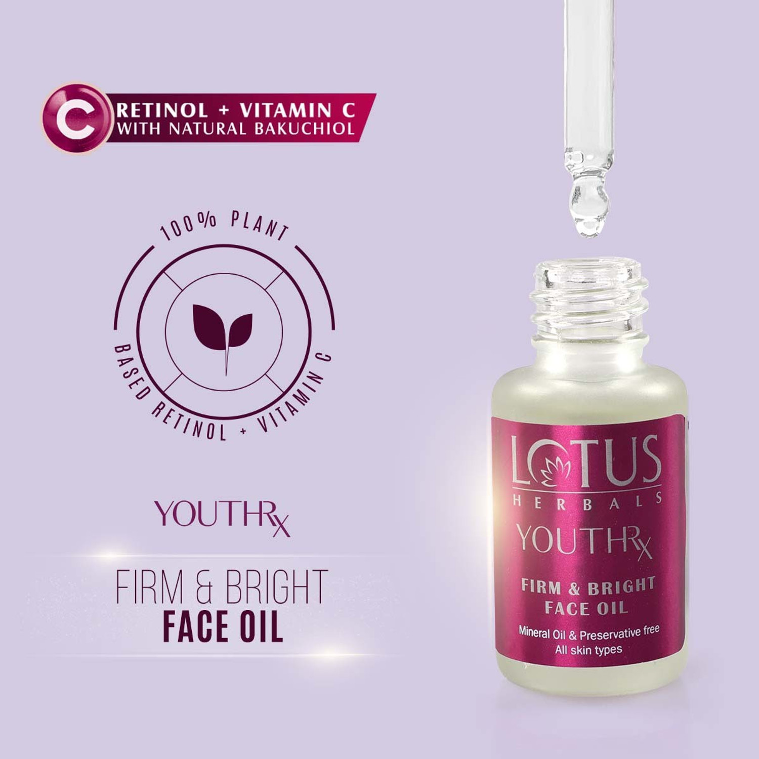 Image of LOTUS HERBALS YouthRx Firm & Bright Face Oil