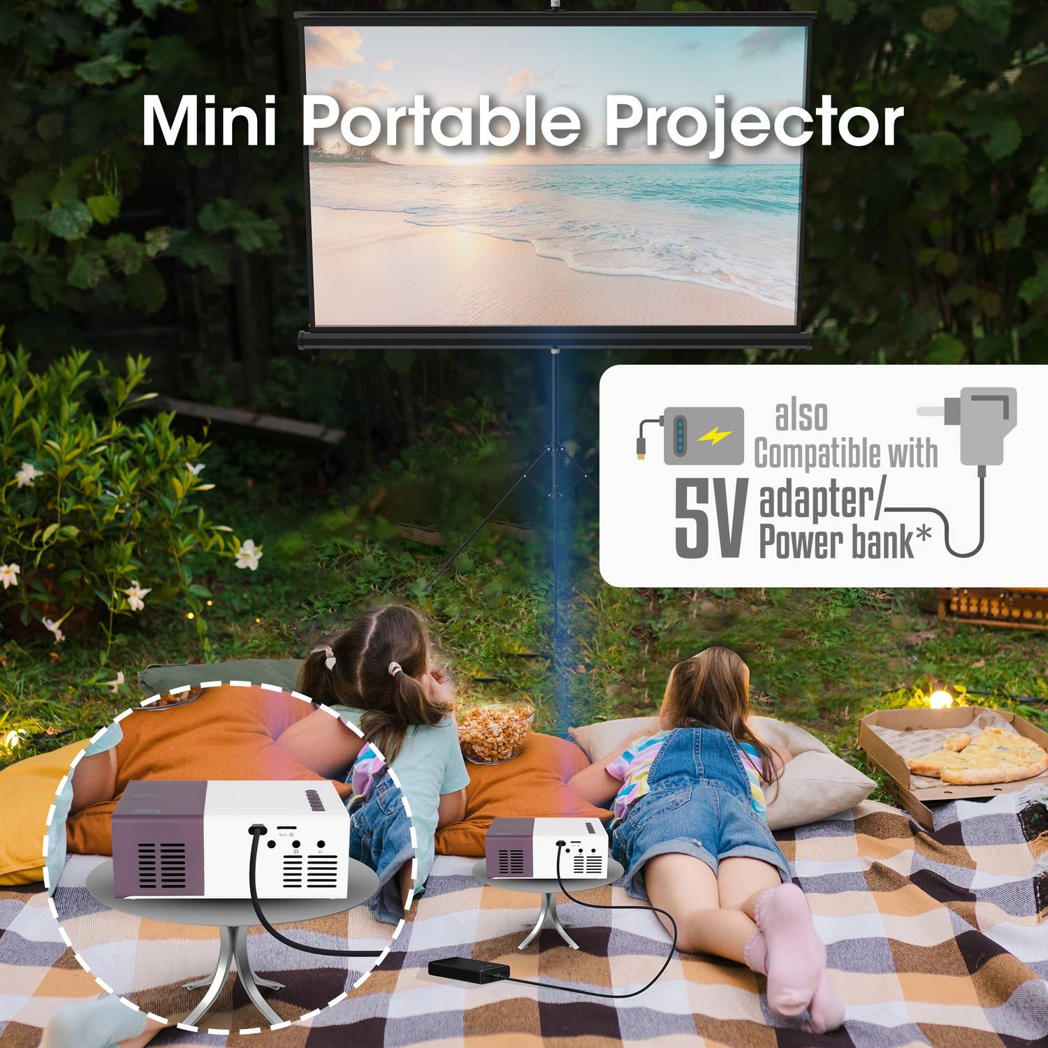 ZEBRONICS ZEB-PIXAPLAY 11 LED Portable Projector - Image 5