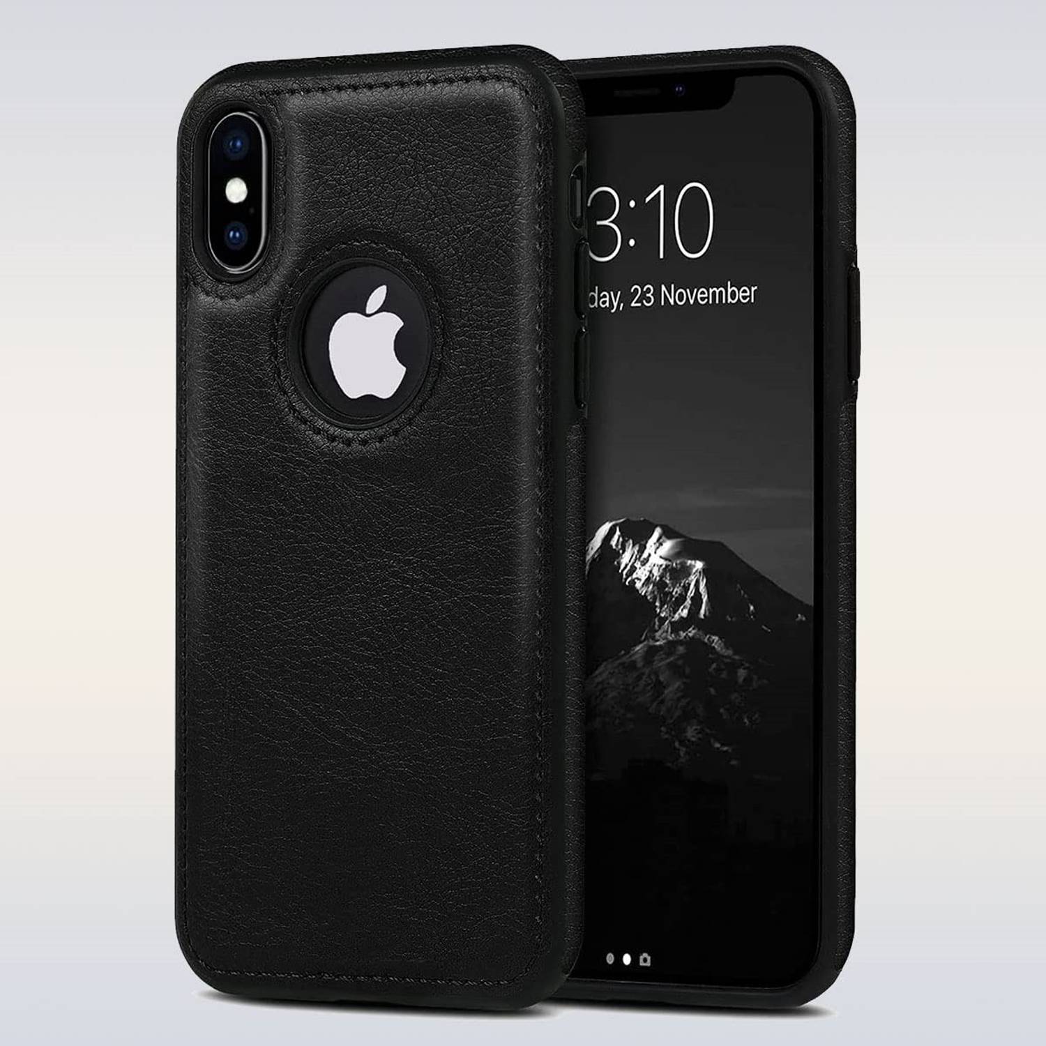 Apple iPhone X ブラック ケース付き iphone-x-moonlight-original-