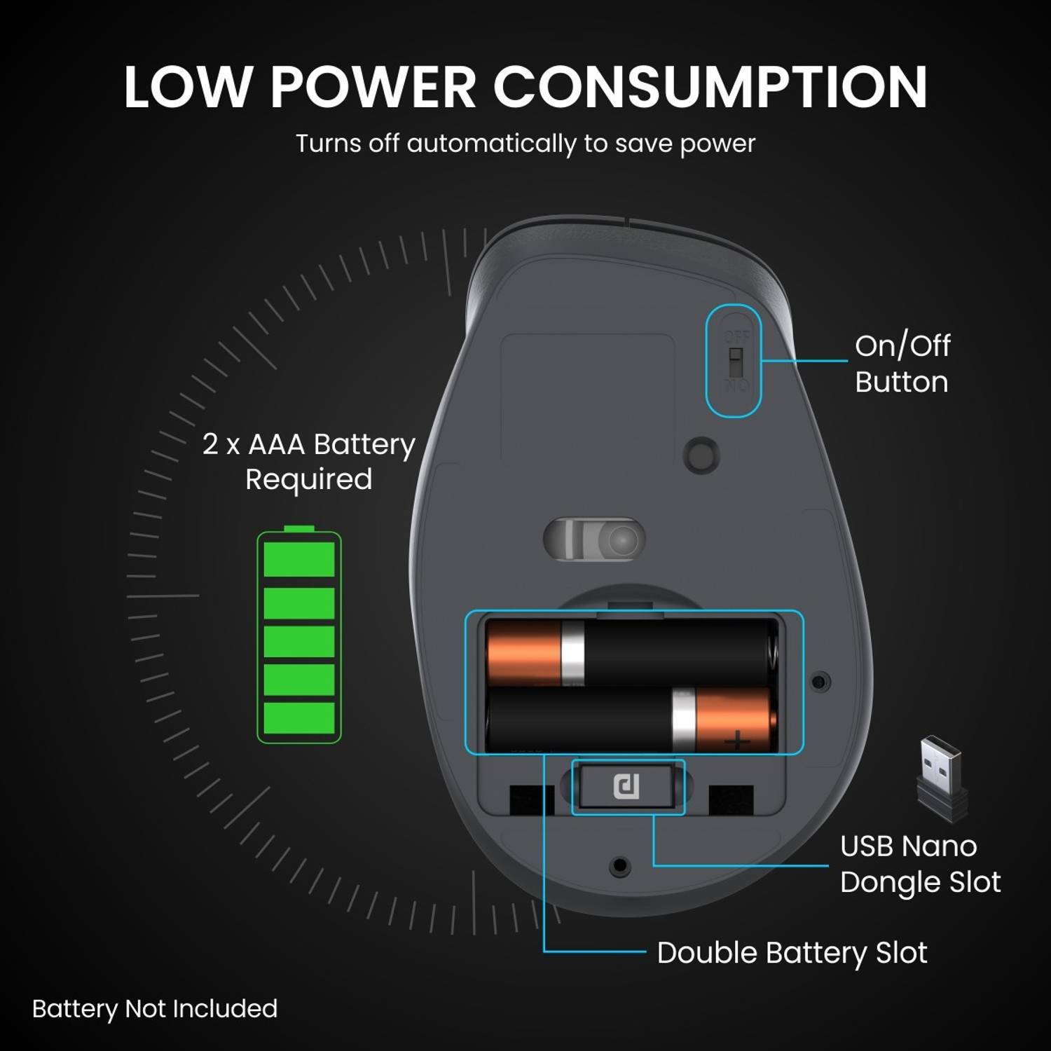 Portronics Toad 24 Ambidextrous Optical Mouse - Image 4