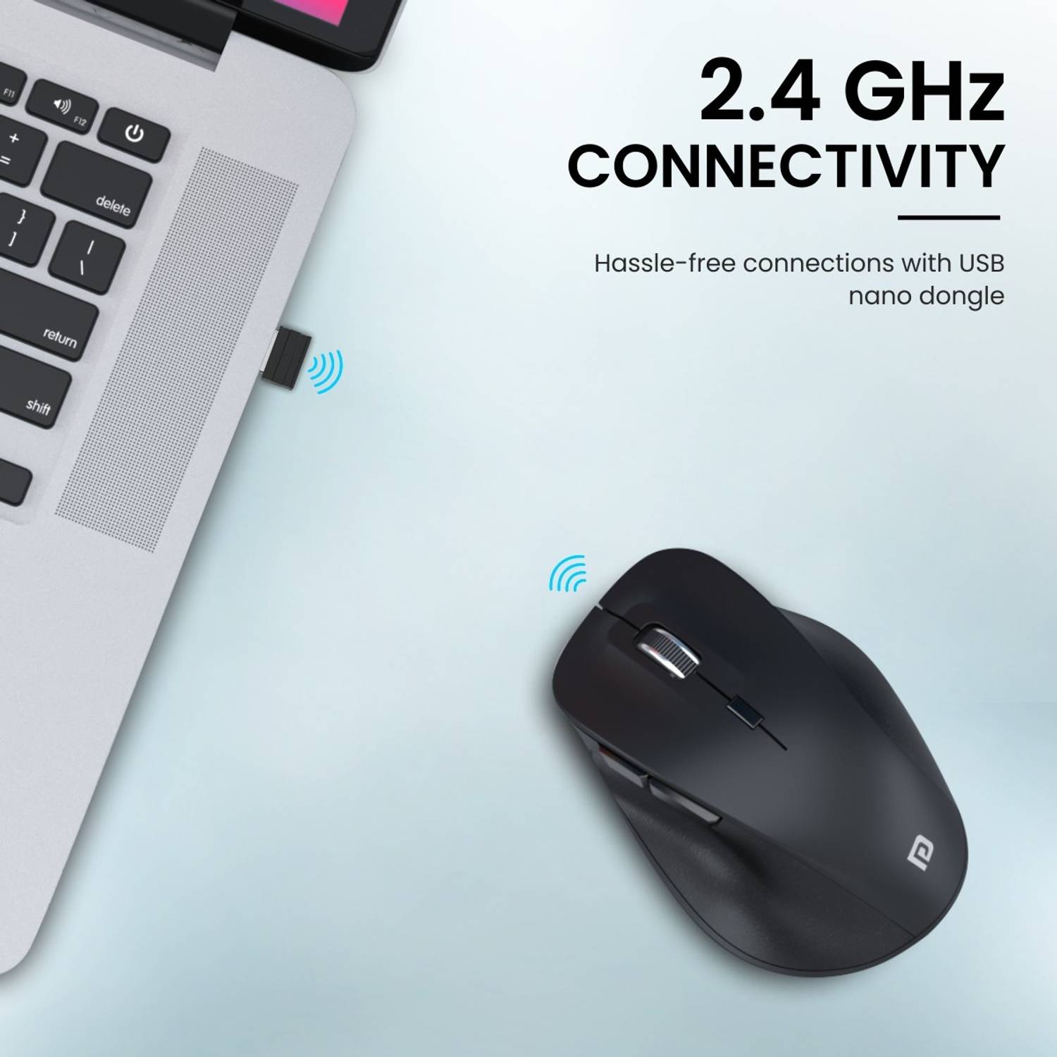 Portronics Toad 24 Ambidextrous Optical Mouse - Image 2