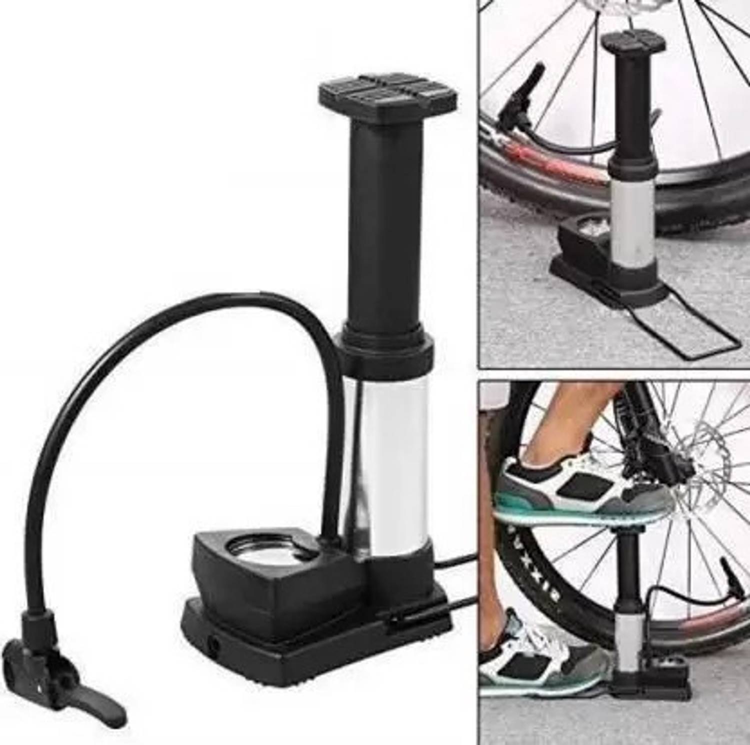 BHAKTI ENTERPRISE Bike Pump Ultra-Light Bicycle Foot Pumps with Pressure Bicycle PUMP. Balloon, Basketball Pump, Ball, Bicycle, Motorcycle, Volleyball Pump, Handball Pump, Car Pump