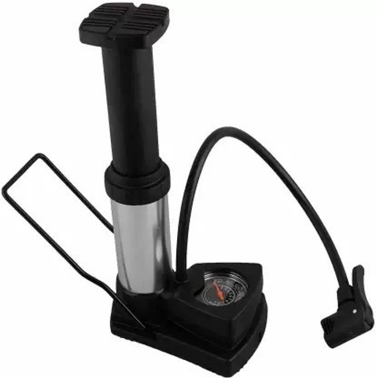 BHAKTI ENTERPRISE Bike Pump Foot Activated Floor Pump Air Pump for car and Bike Ball, Balloon, Bicycle, Car, Basketball Pump, Volleyball Pump, Handball Pump Pump
