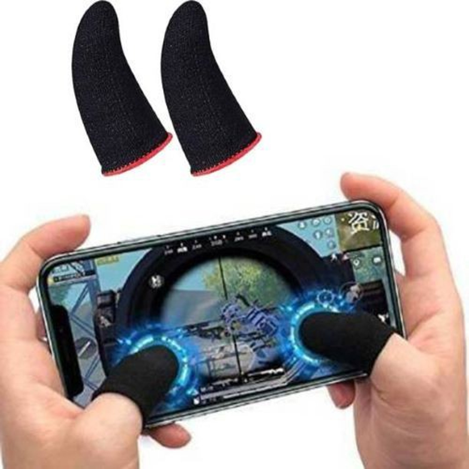 Image of MegaValue 20 Pair Sleeve Free Fire /Call of Duty /PubG Mobile Game Finger Sleeve Finger Sleeve