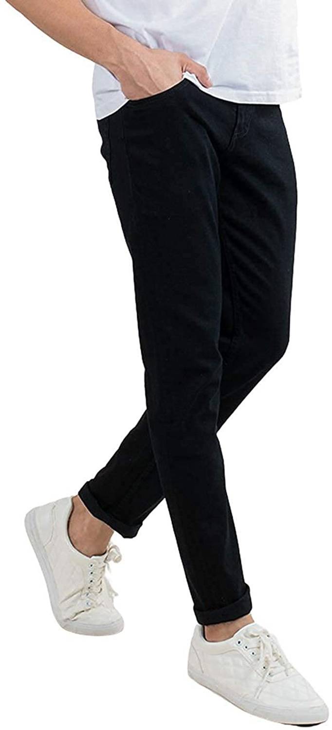 ARJ Slim Men Black Jeans