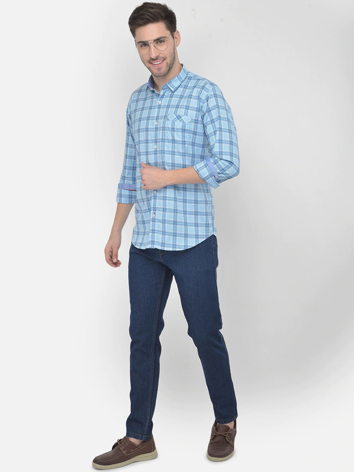 Image of FUBAR Slim Men Blue Jeans