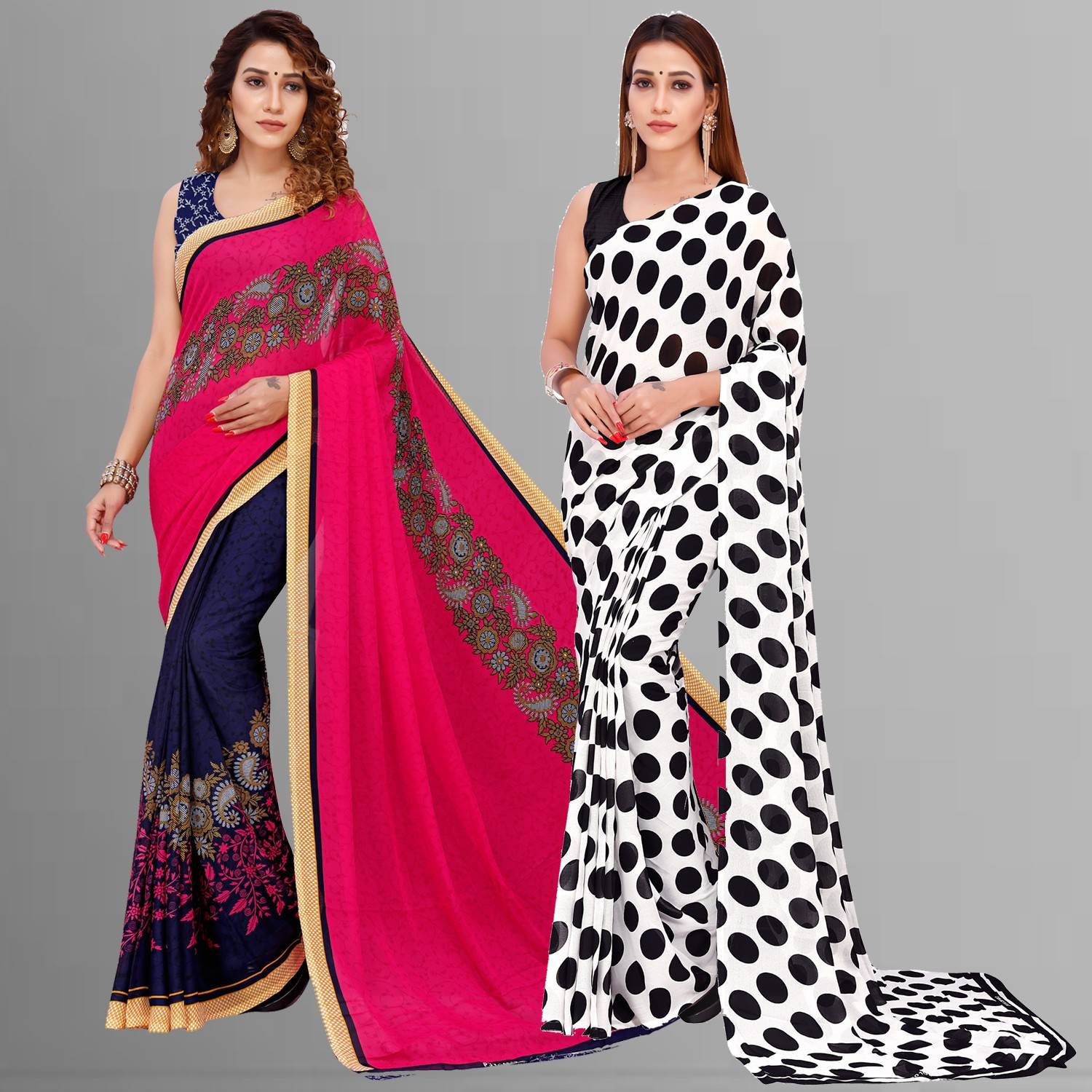 Anand Sarees Printed Bollywood Georgette Saree