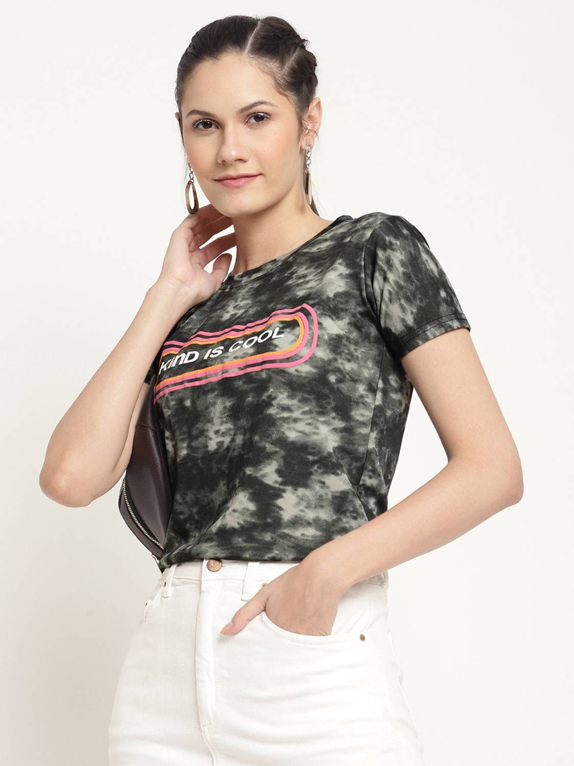 Absorbing Casual Printed Women Multicolor Top