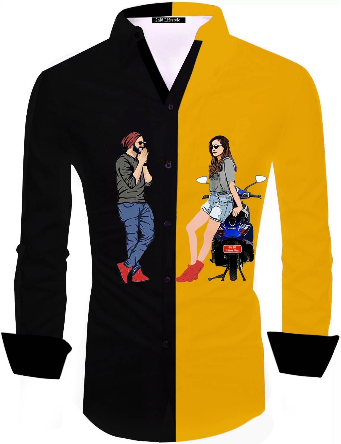2ni8 LifeStyle Polycotton Printed Shirt Fabric