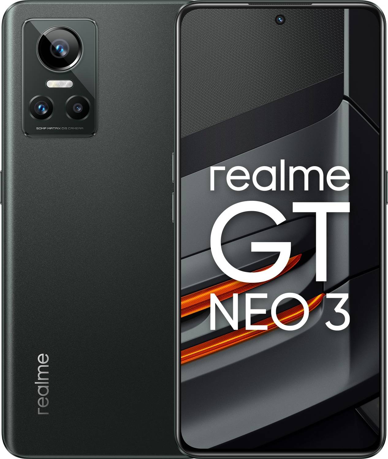 realme GT Neo 3 (Asphalt Black, 256 GB) (8 GB RAM)
