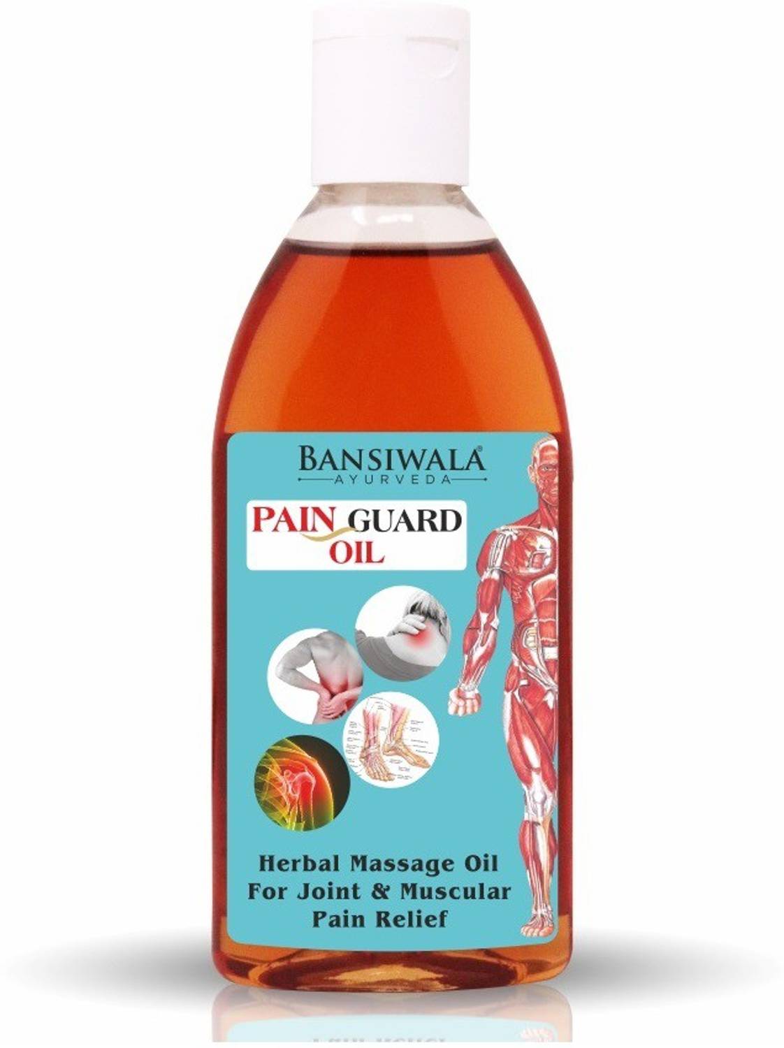 Bansiwala Pain Relief Oil,Pain Guard Oil for Joint Muscle Pain,Stiffness & Swelling Relief