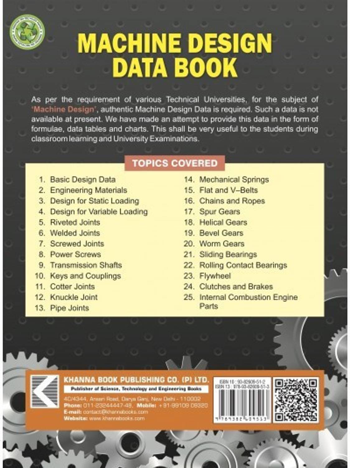 Khanna Machine Design Data Book - Image 2