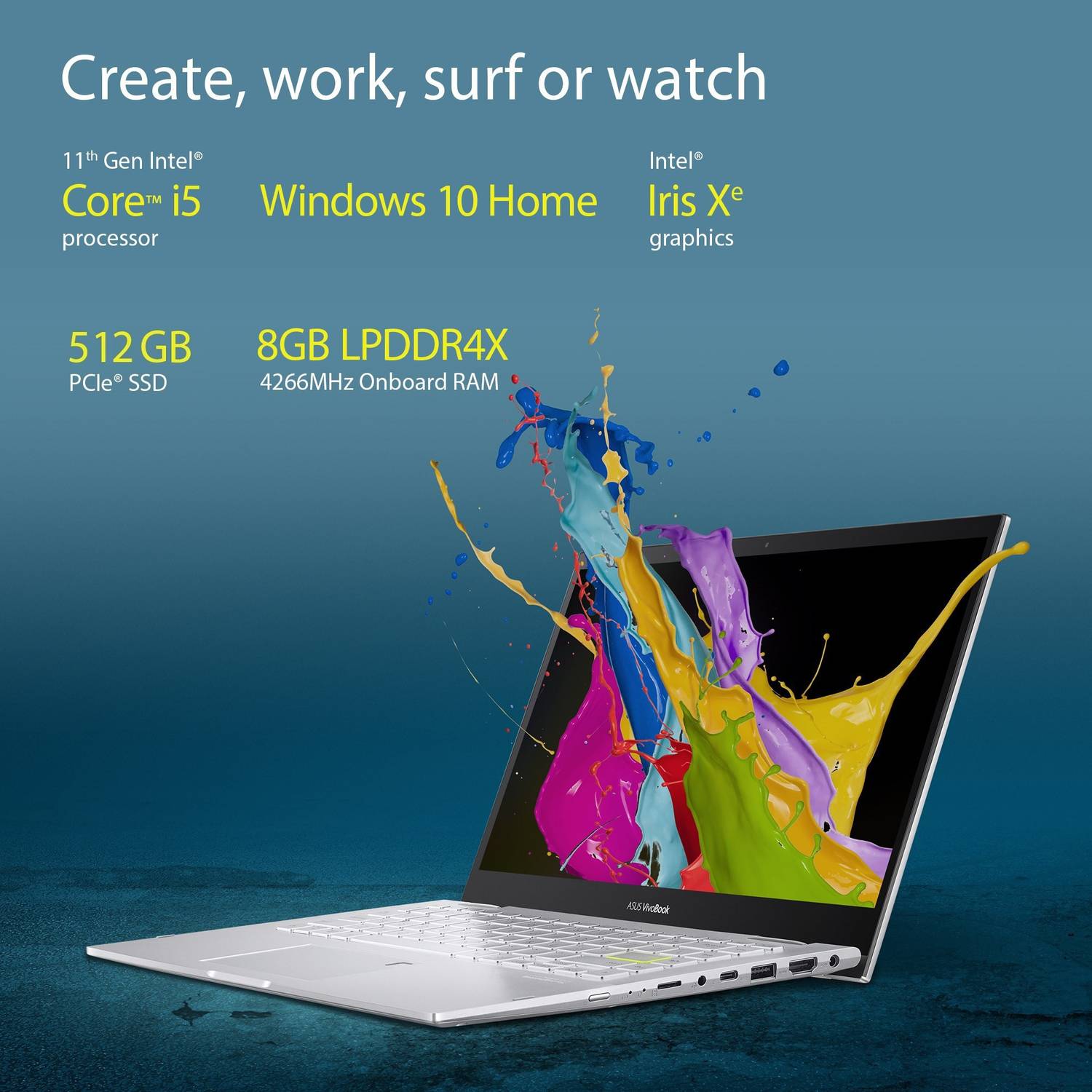ASUS VivoBook Flip 14 (2021) Touch Panel Intel Core i3 11th Gen