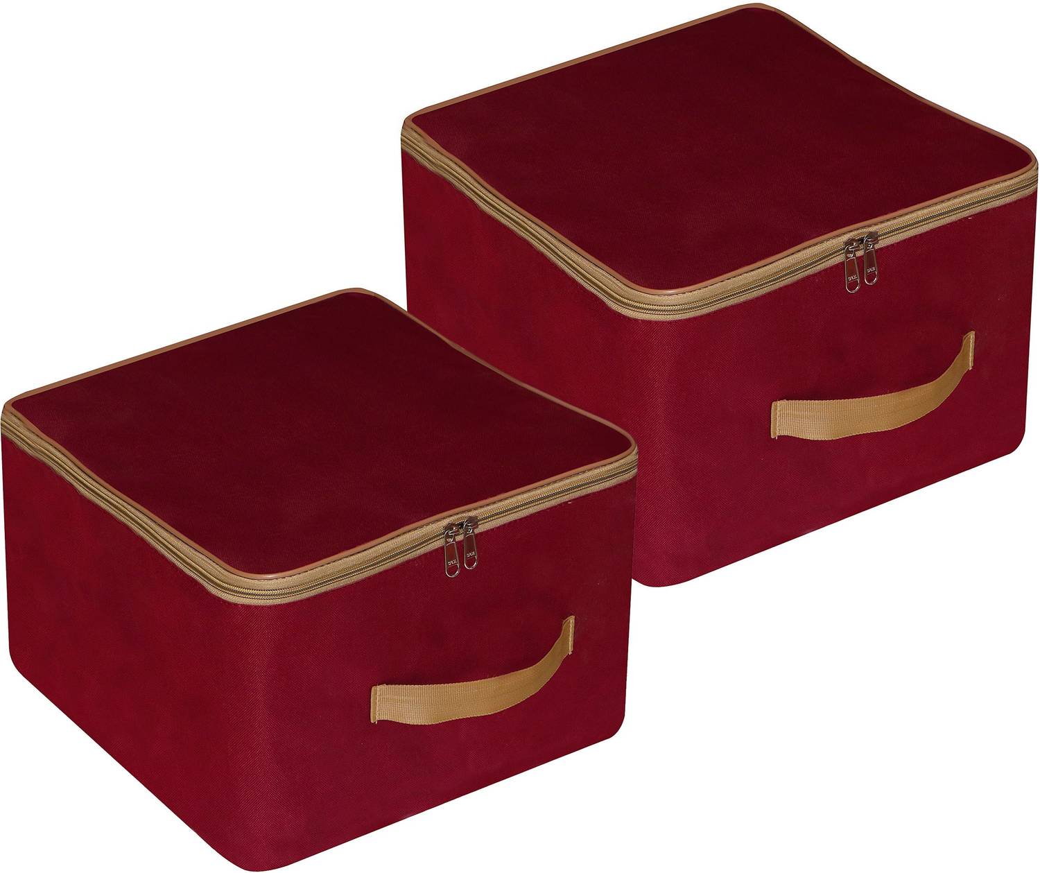 Billiondesigner Presents Presents Nylon Wardrobe Bag Underbed Moisture Proof Cloth Storage Organizer FW480_MAROON_PK002