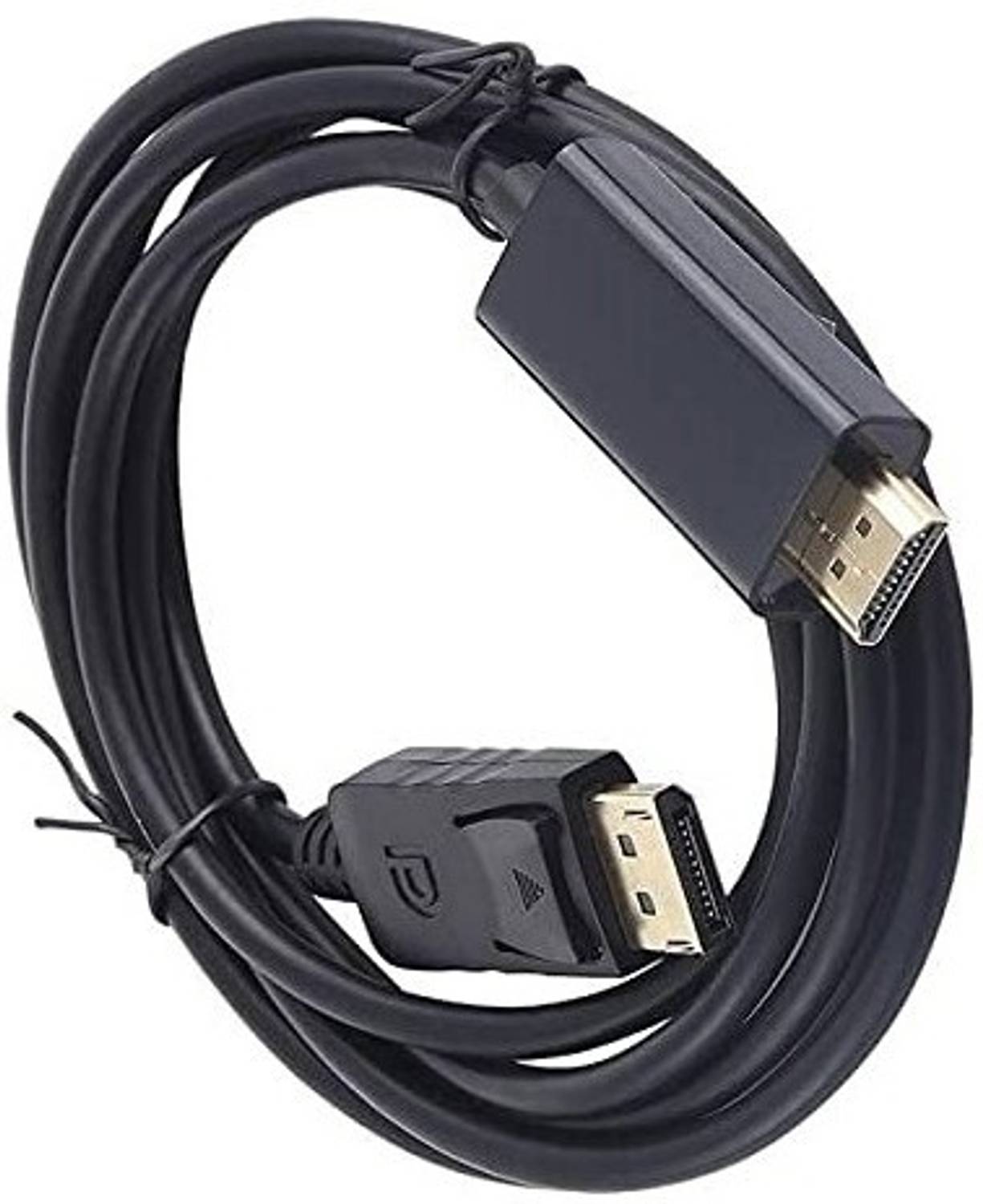 TERABYTE TV-out Cable 1.6 Meter Display Port (DP) Male to HDMI Male Cable 1080P Full HD Video