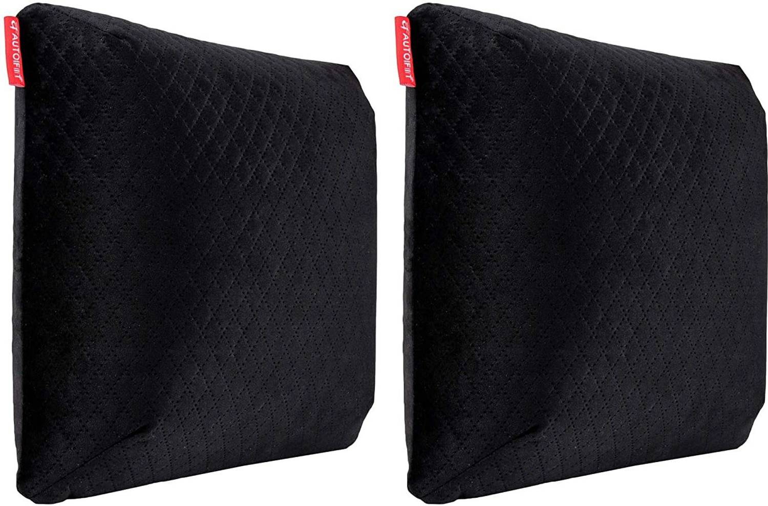 AUTOFIT Black Memory Foam Car Pillow Cushion for Universal For Car