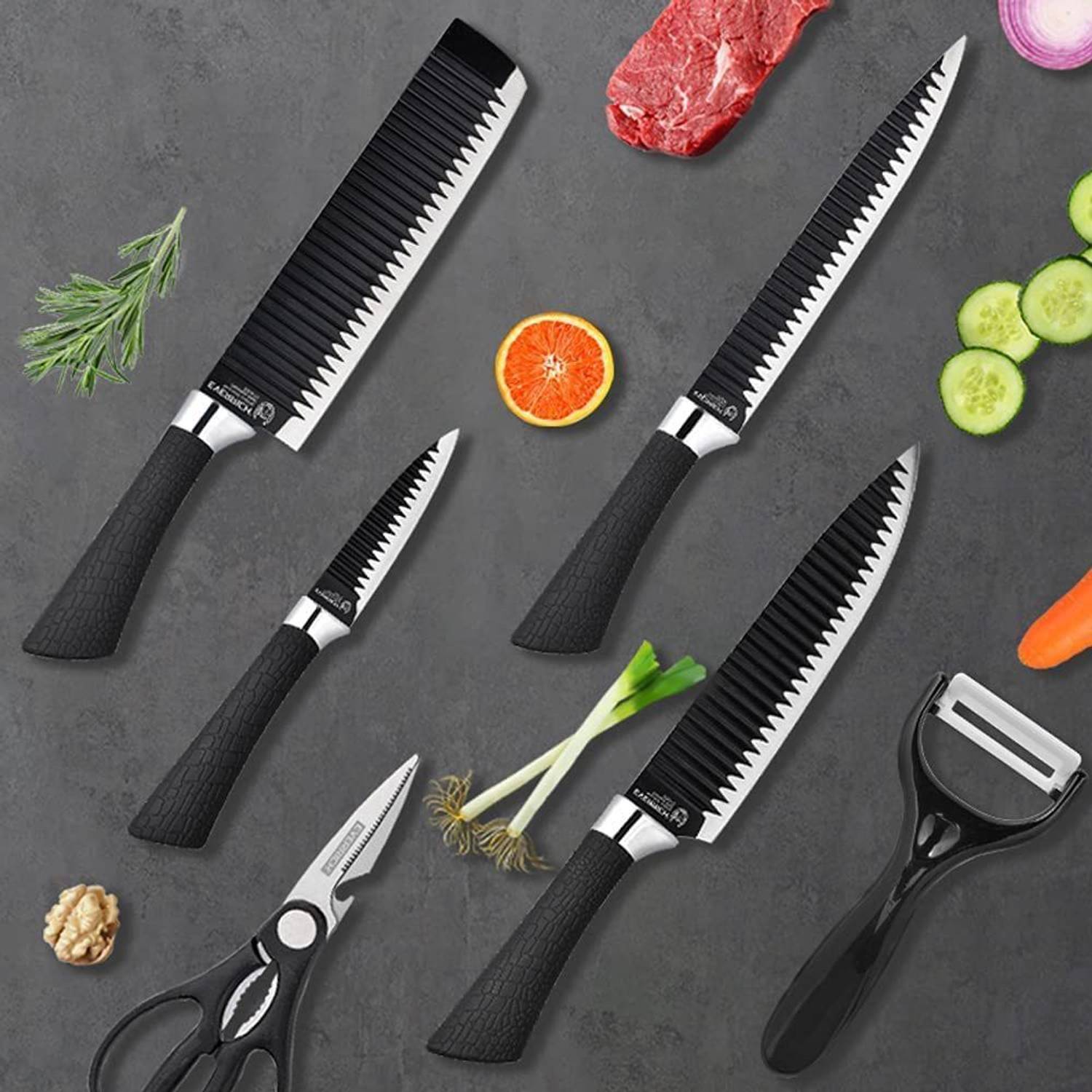 JAYAYOGESHWAR everrich 6 pcs Kitchen Knives Set - Image 3