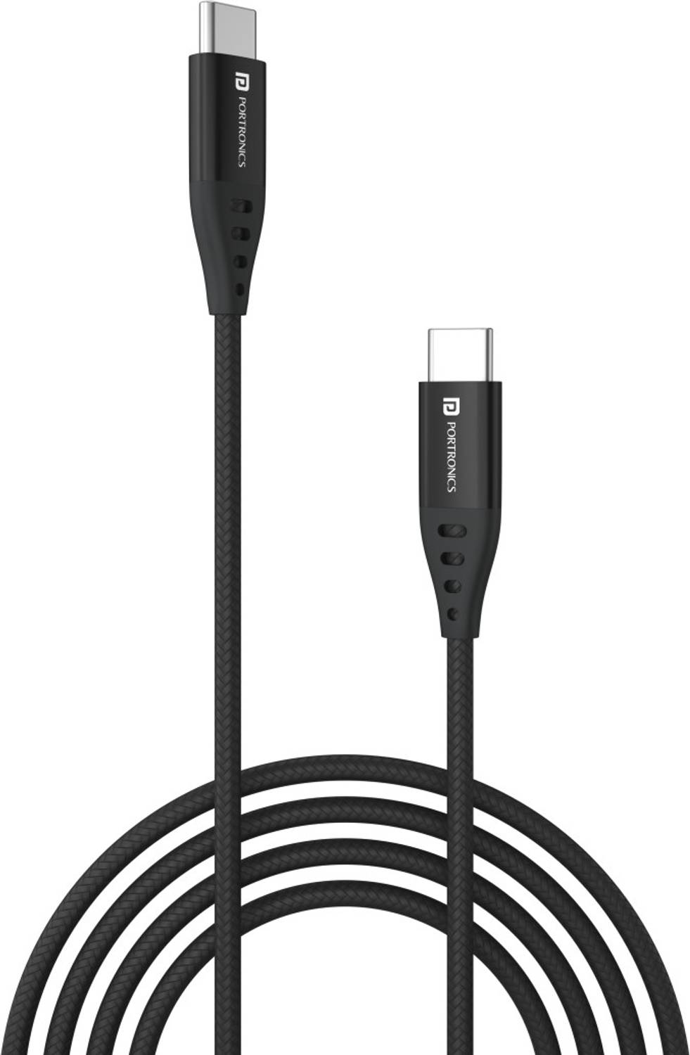 Portronics USB Type C Cable 2 A 1 m Konnect C1 20W PD Quick Charging