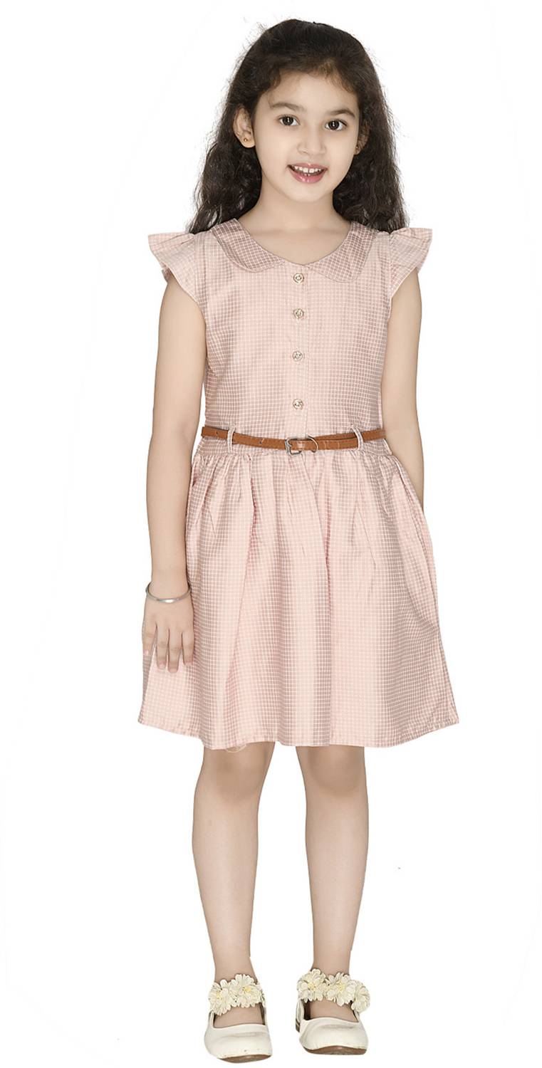 Arshia Fashions Girls Midi/Knee Length Party Dress