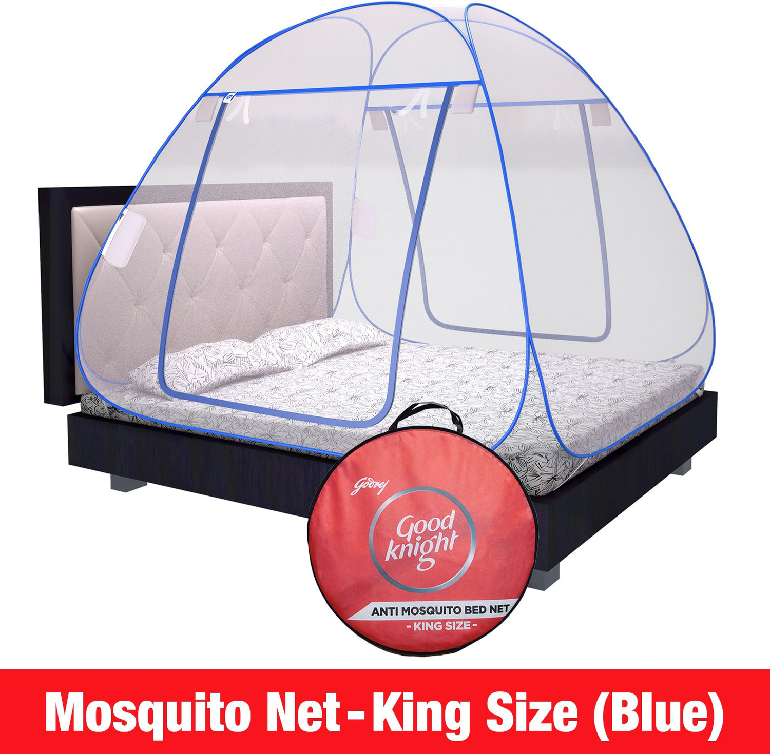Image of Good Knight Anti Bed Nets - King Size Polyester Washable Adults Mosquito Net
