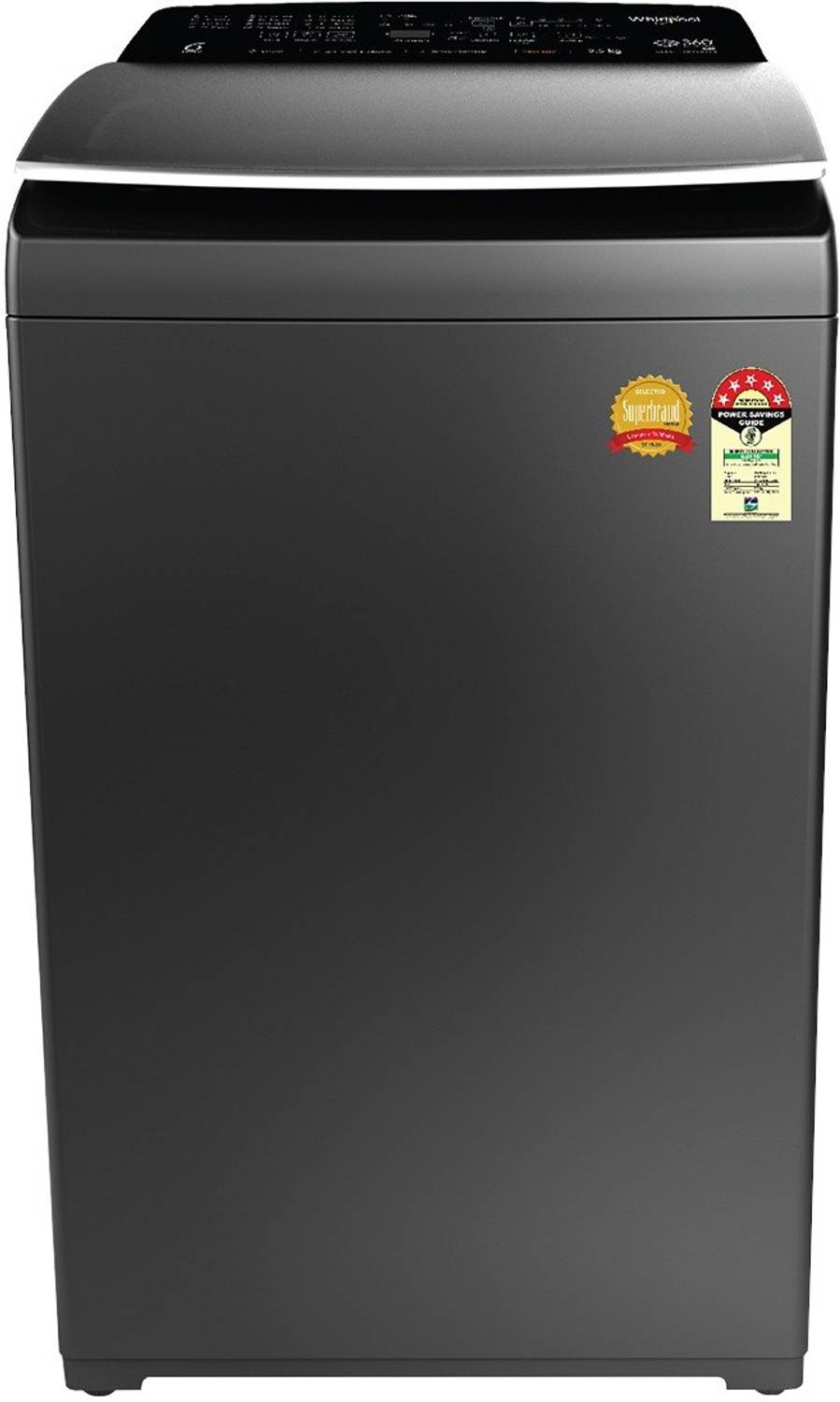 Whirlpool 9.5 kg Fully Automatic Top Load with In-built Heater Bl