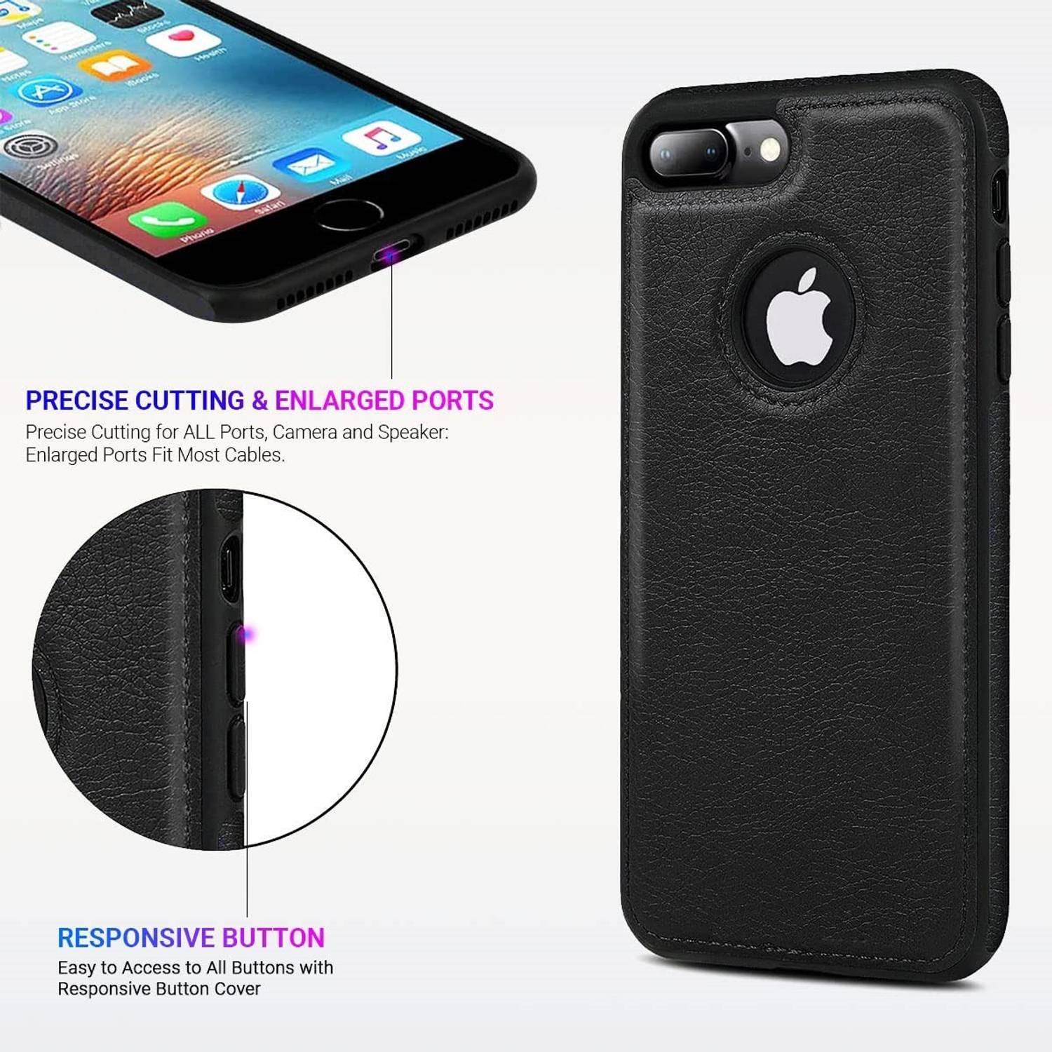 Apple iPhone 8ブラック ケース付き BuyMe Back Cover for Apple iPhone 8 Plus - BuyMe : Flipkart.com