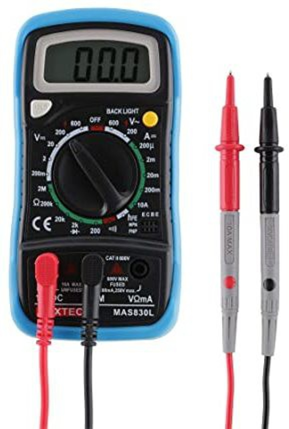 Image of Mextech DIGITAL MULTIMETER MAS830L Digital Multimeter