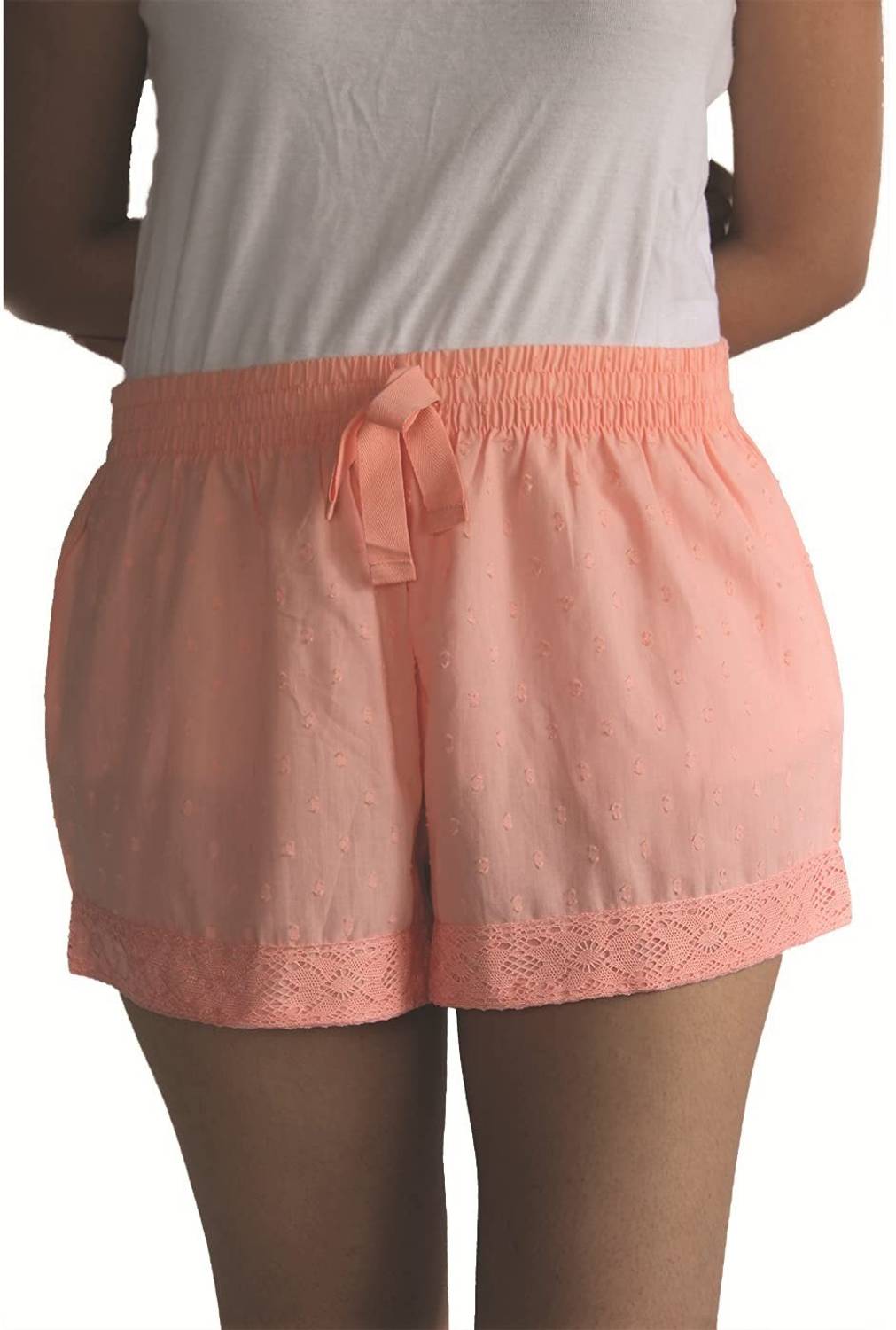 BSTORIES Solid Women Orange Night Shorts