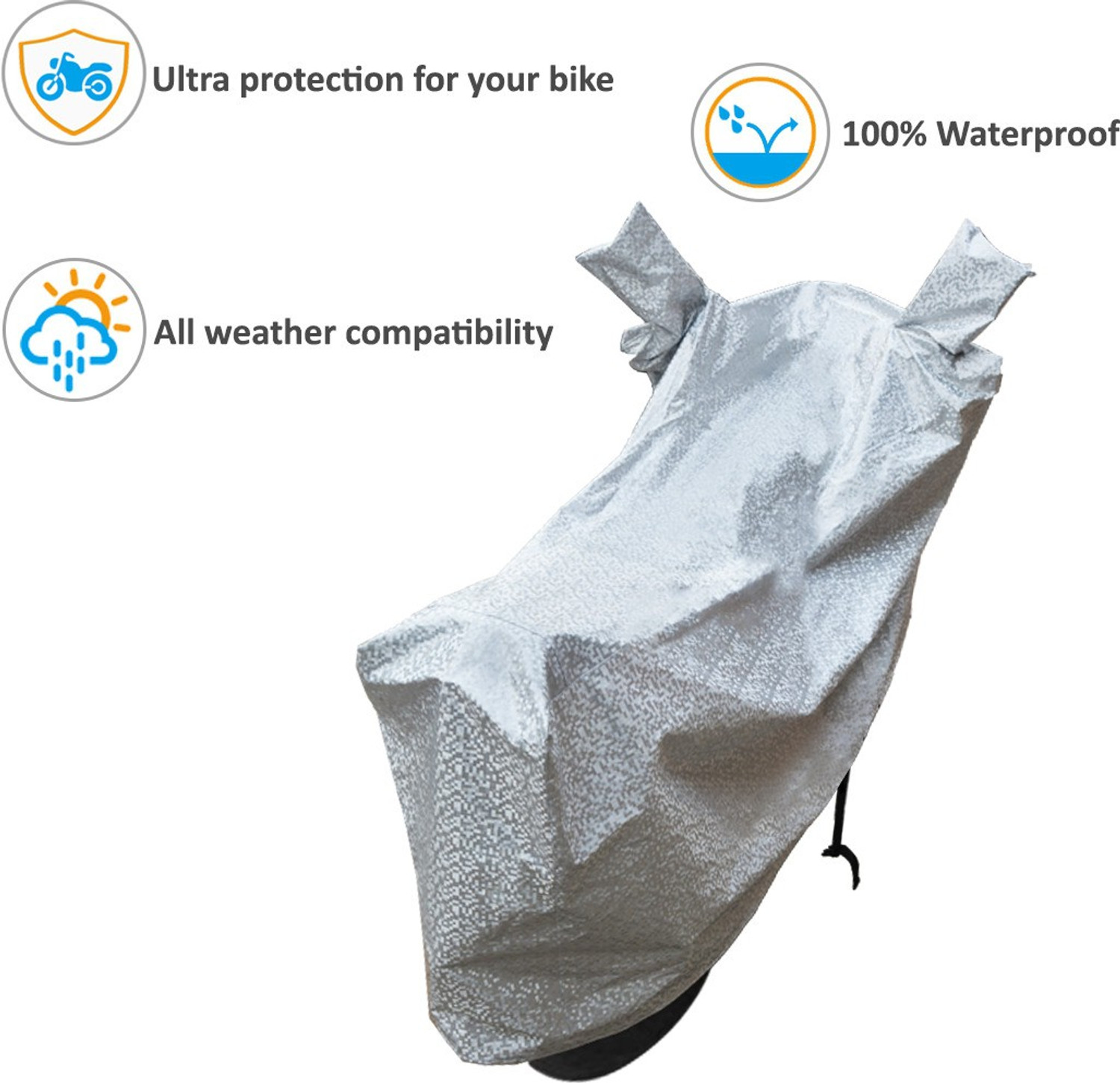 Image of RiderShine Waterproof Two Wheeler Cover for Bajaj