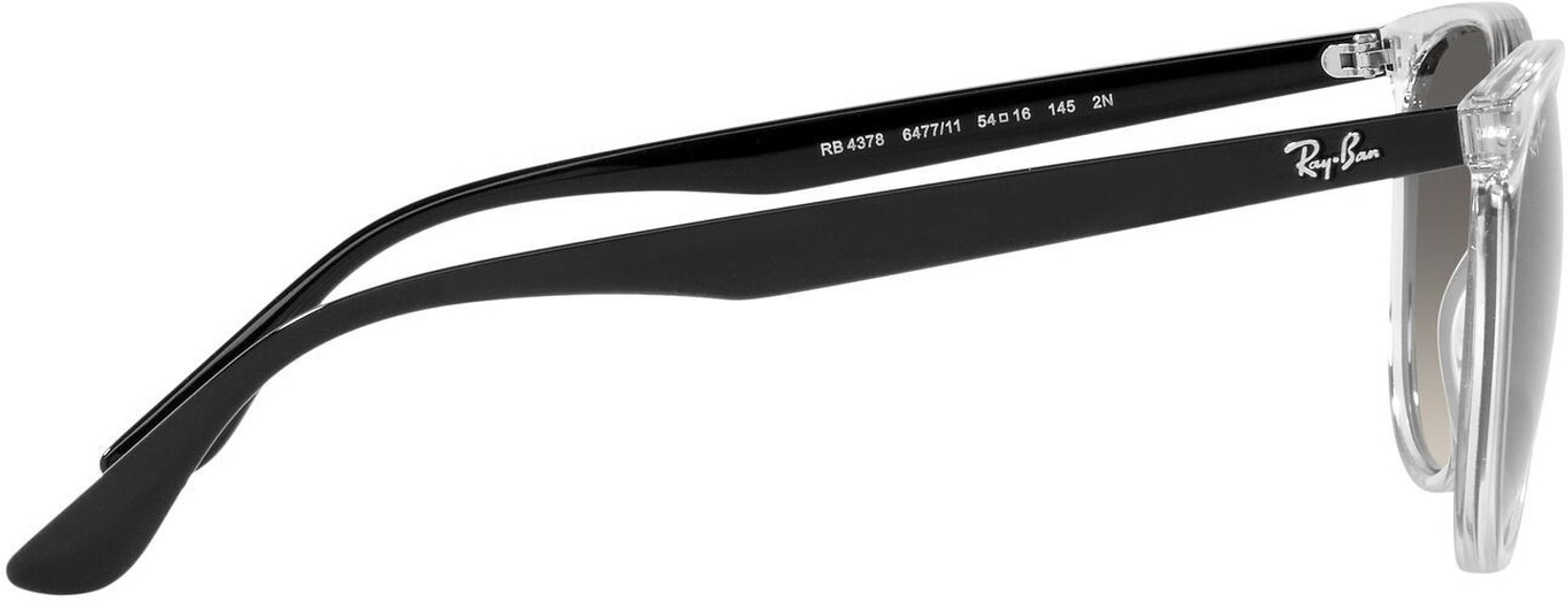 Image of Ray-Ban UV Protection Retro Square Sunglasses (54) (For Women, Grey)