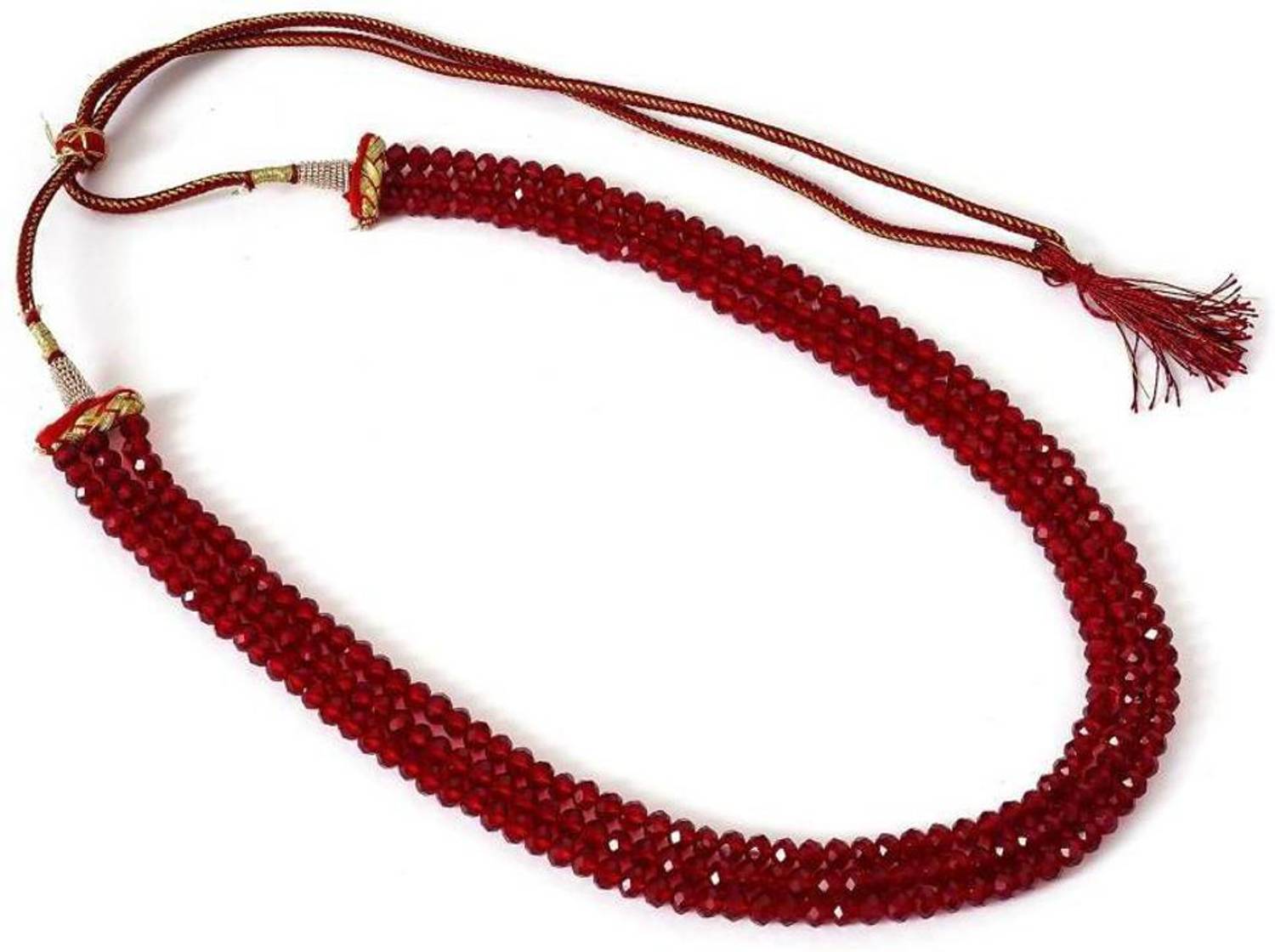 Beaded Stunning Onyx Gemstone Beads 5-Layer Necklace Onyx Gold-plated Plated Stone Necklace