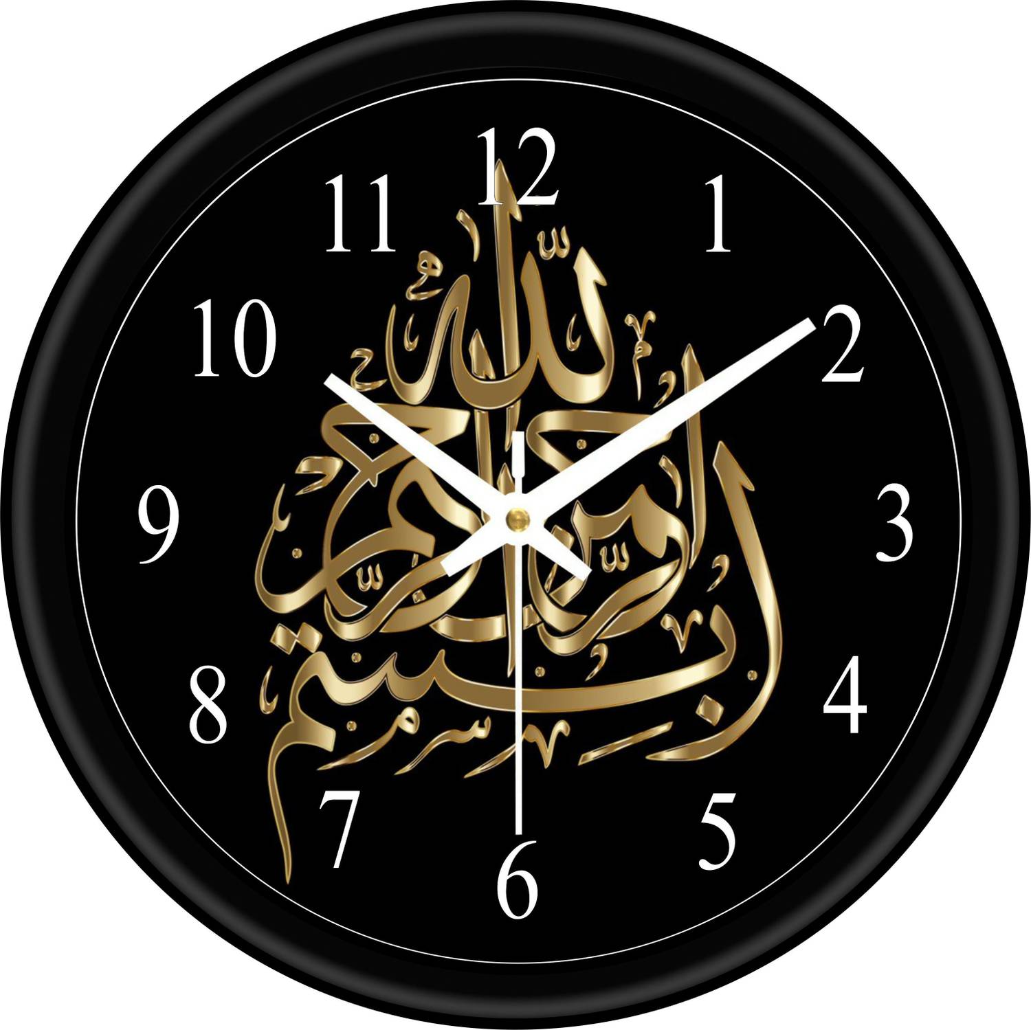 Harmoso Analog 25 cm X 25 cm Wall Clock (Multicolor, With Glass,
