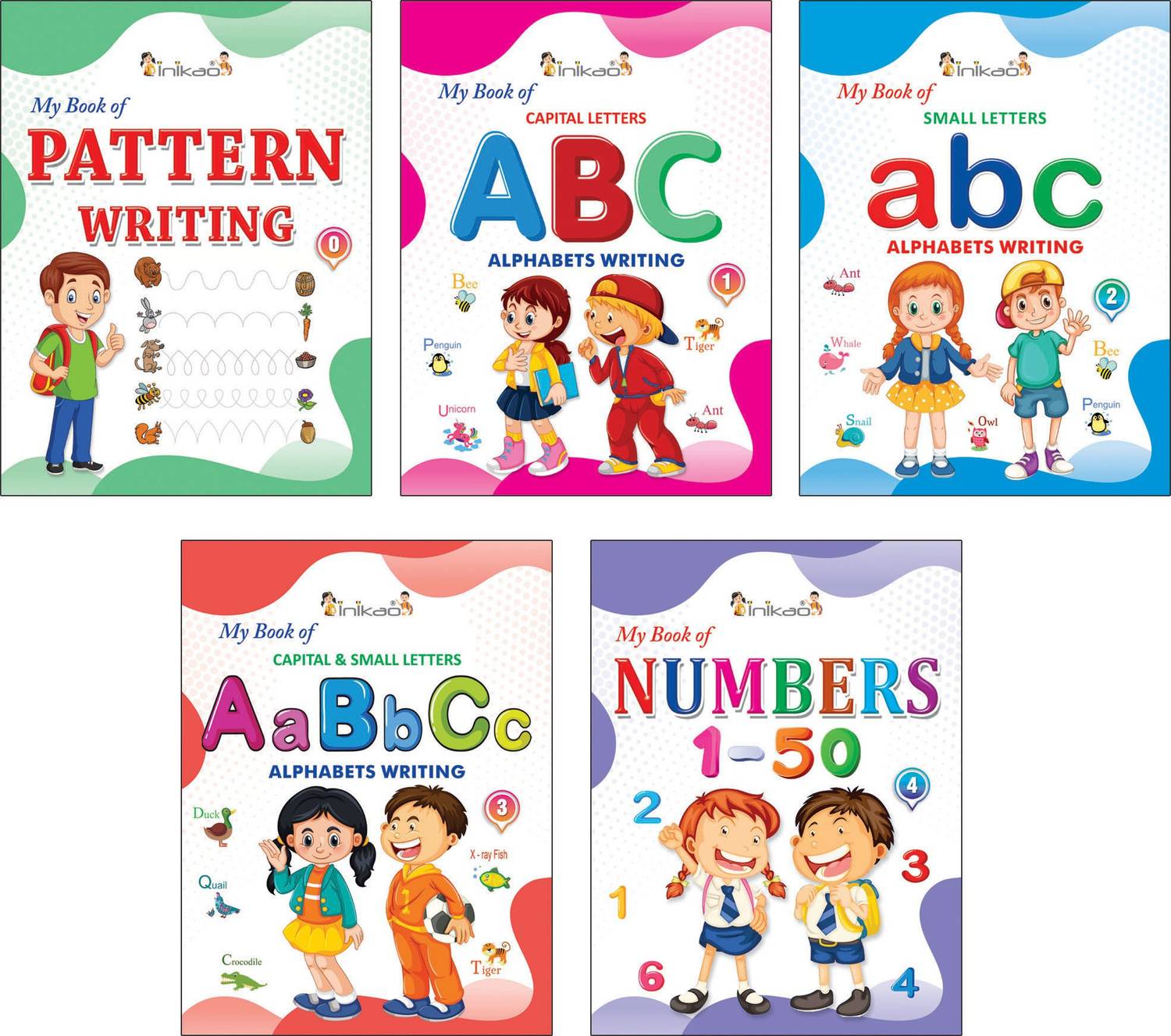 InIkao Foundations InIkao Copy Writing Practice Books - English