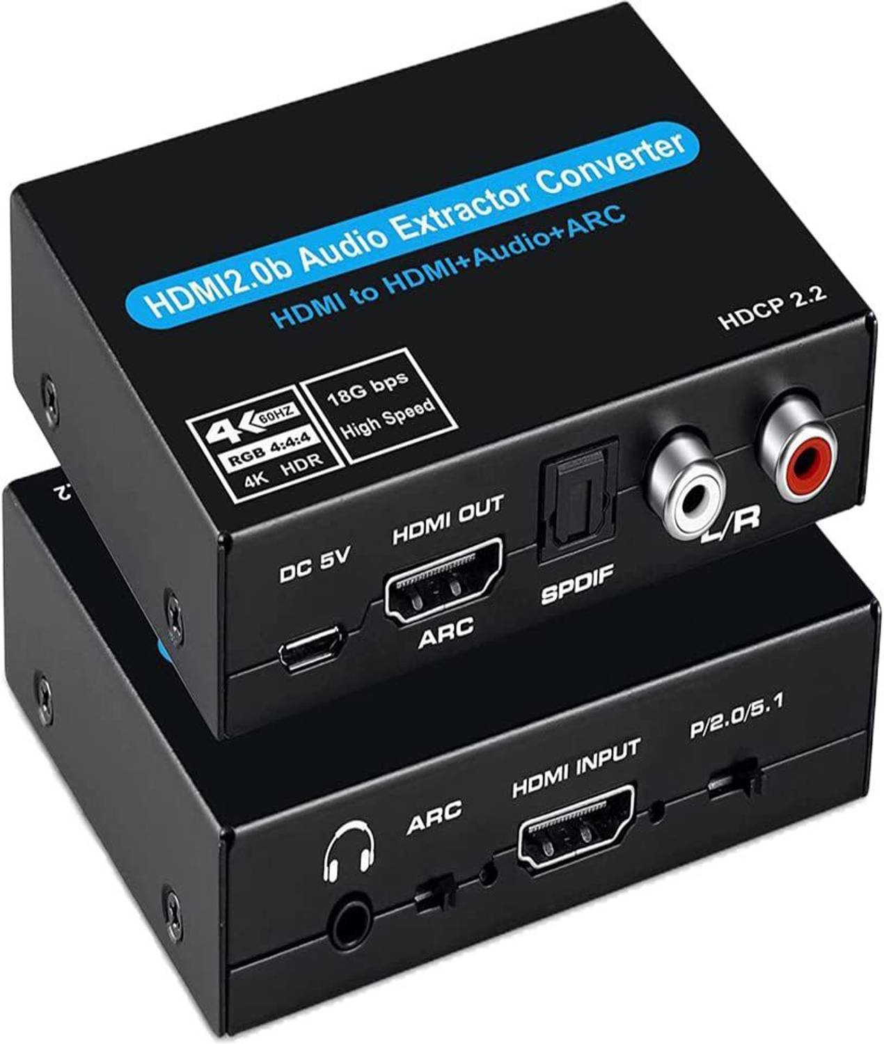 Etzin HDMI2.0b Audio &ARC Extractor Converter(EPL-548H) Media Streaming Device