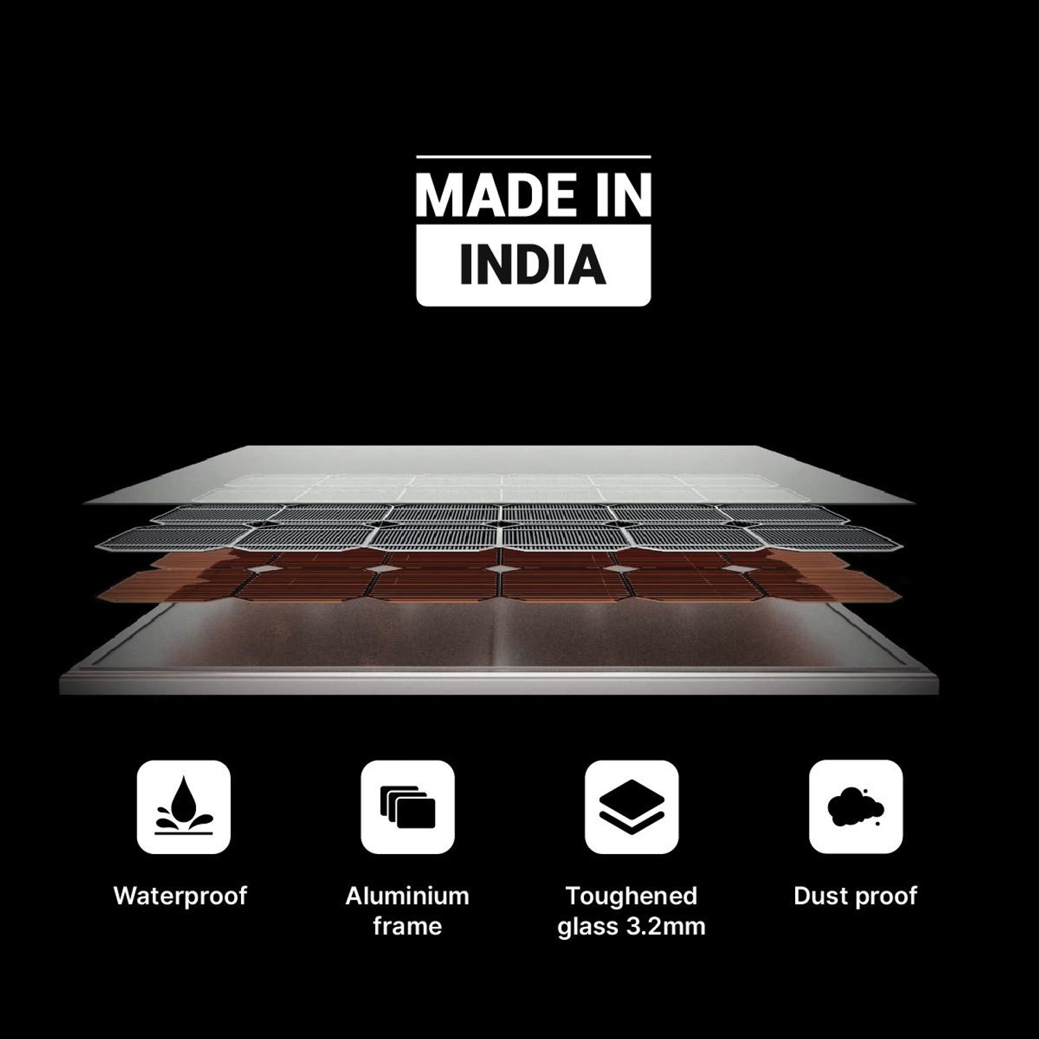 Image of ZunSolar 400 Watt 24 Volt MONO PERC Solar Panel