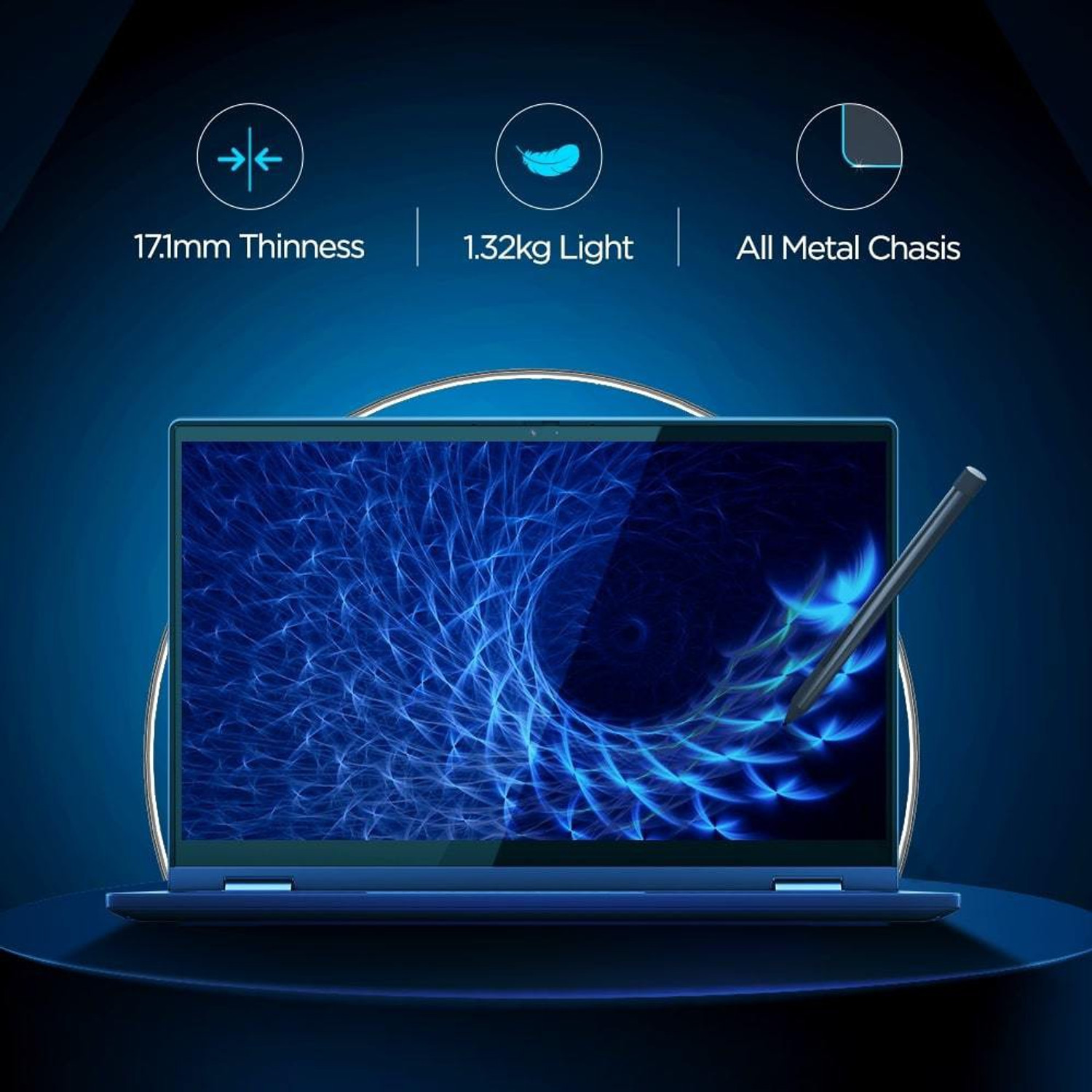 Image of Lenovo Yoga 6 AMD Ryzen 5 Hexa Core 5500U - (16 GB /512 GB SSD /Windows 10 Home) 13ALC6 Thin and Light Laptop