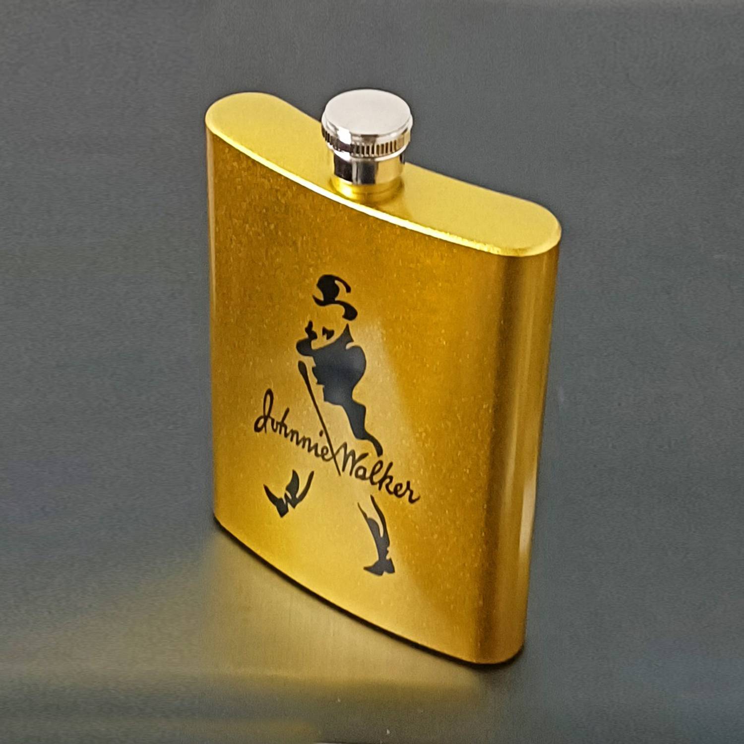 AirMount Stainless Steel Hip Flask