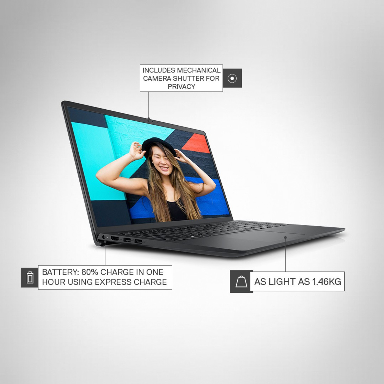 Image of DELL Inspiron Intel Core i5 11th Gen 11320H - (16 GB /512 GB SSD /Windows 11 Home) Inspiron 5418 Thin and Light Laptop